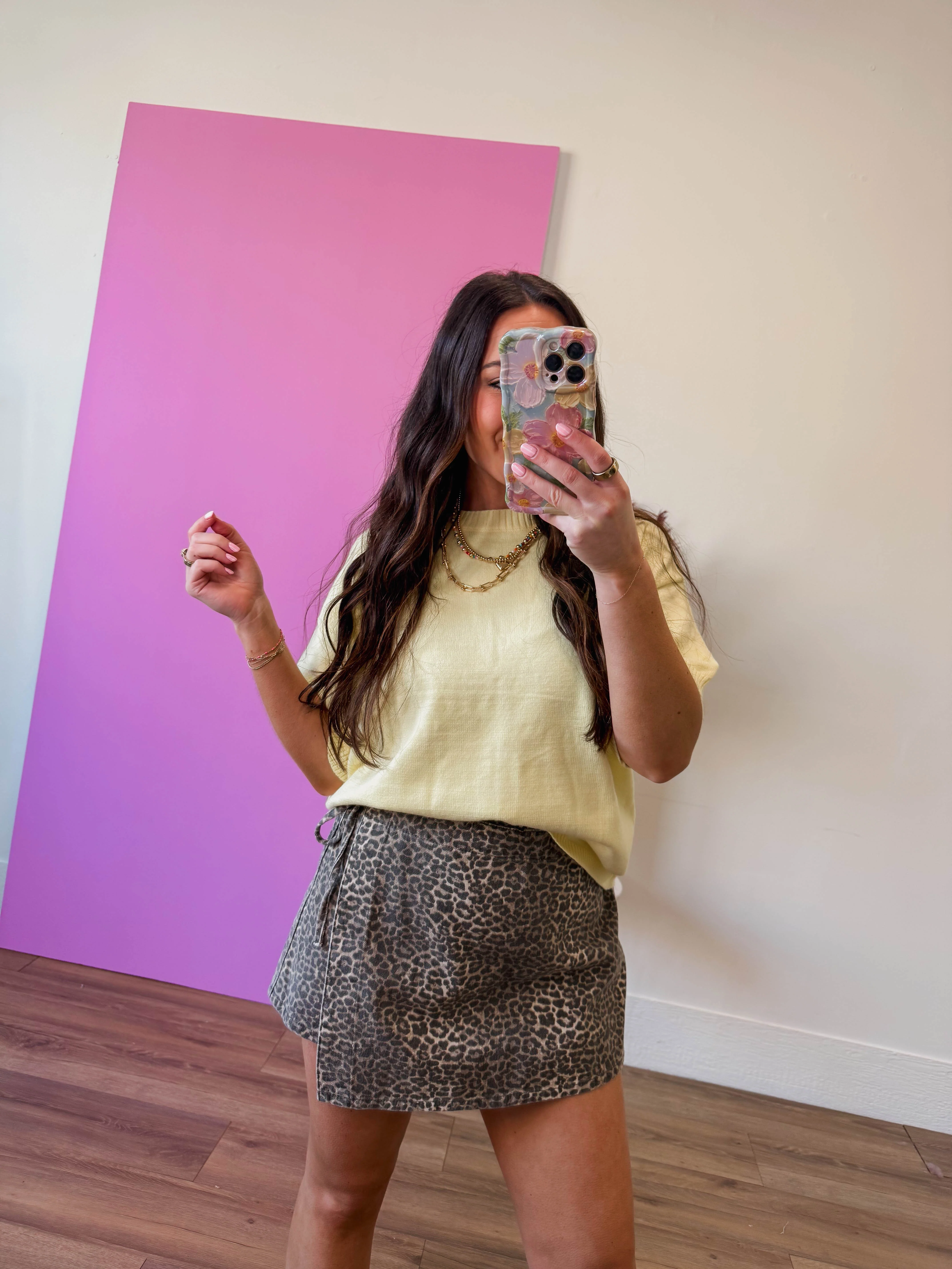 Harper Knit Top-Lemon - Image 13