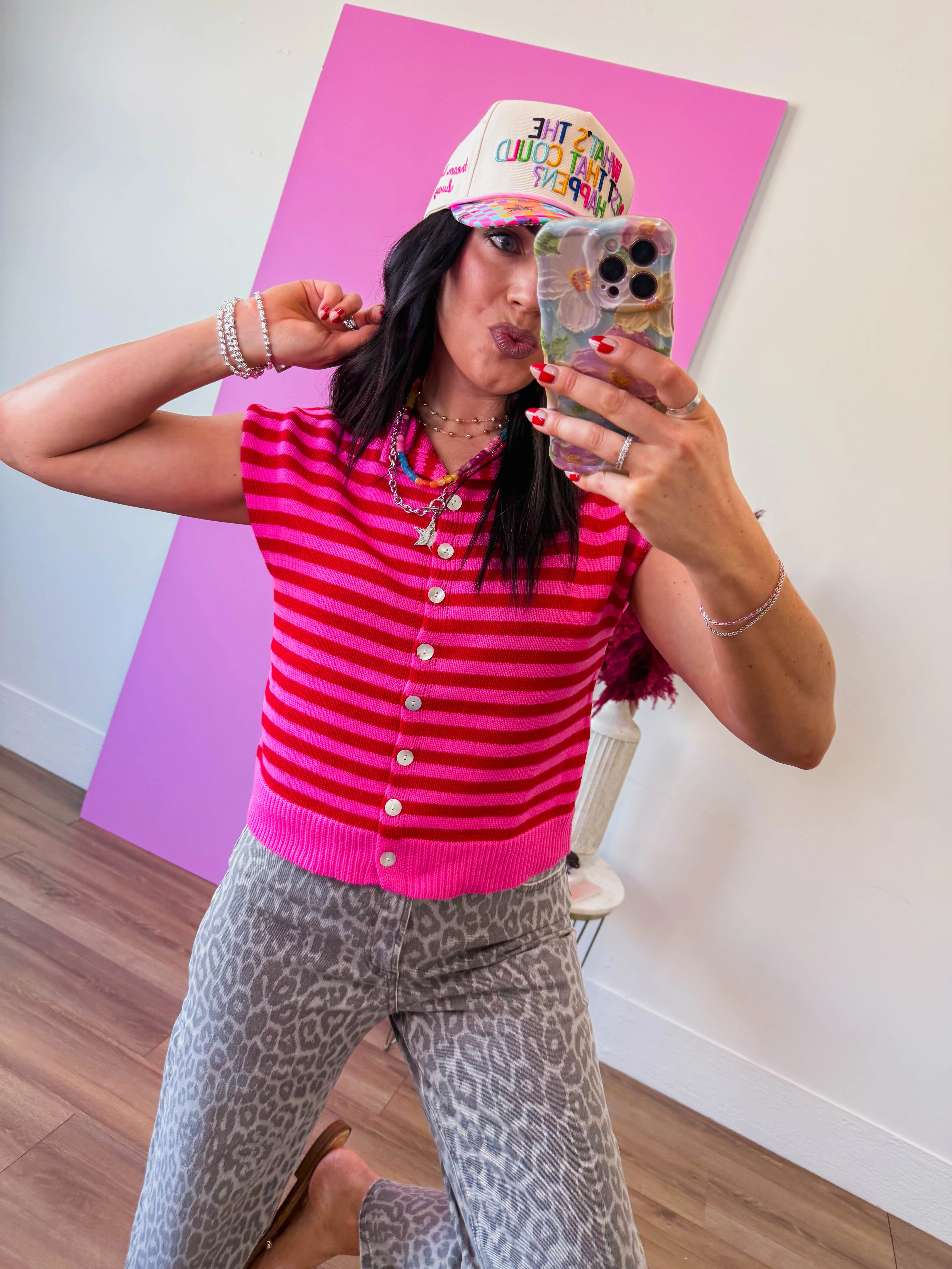 Heartbreaker Striped Sweater Vest - Image 13