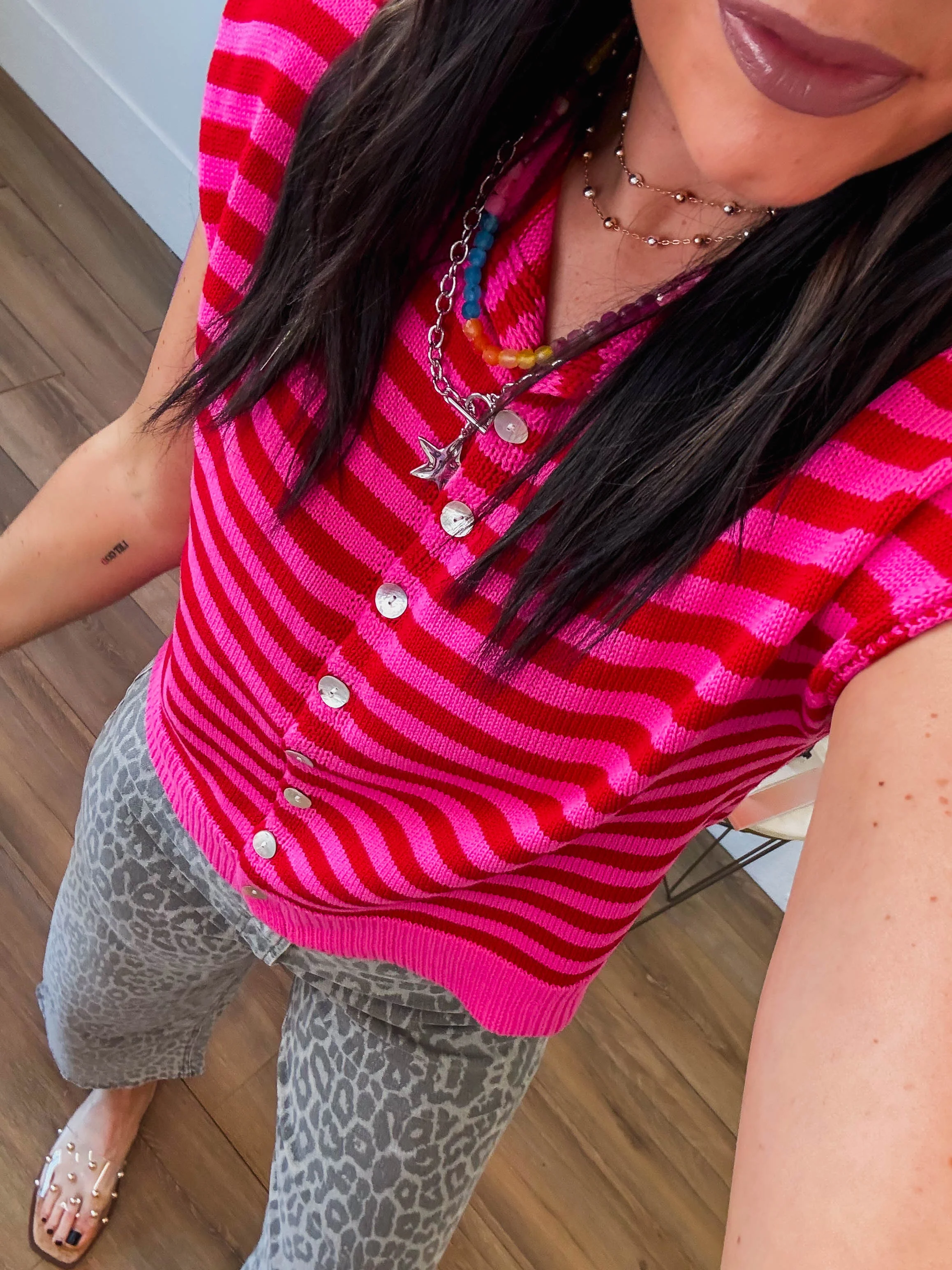 Heartbreaker Striped Sweater Vest - Image 14