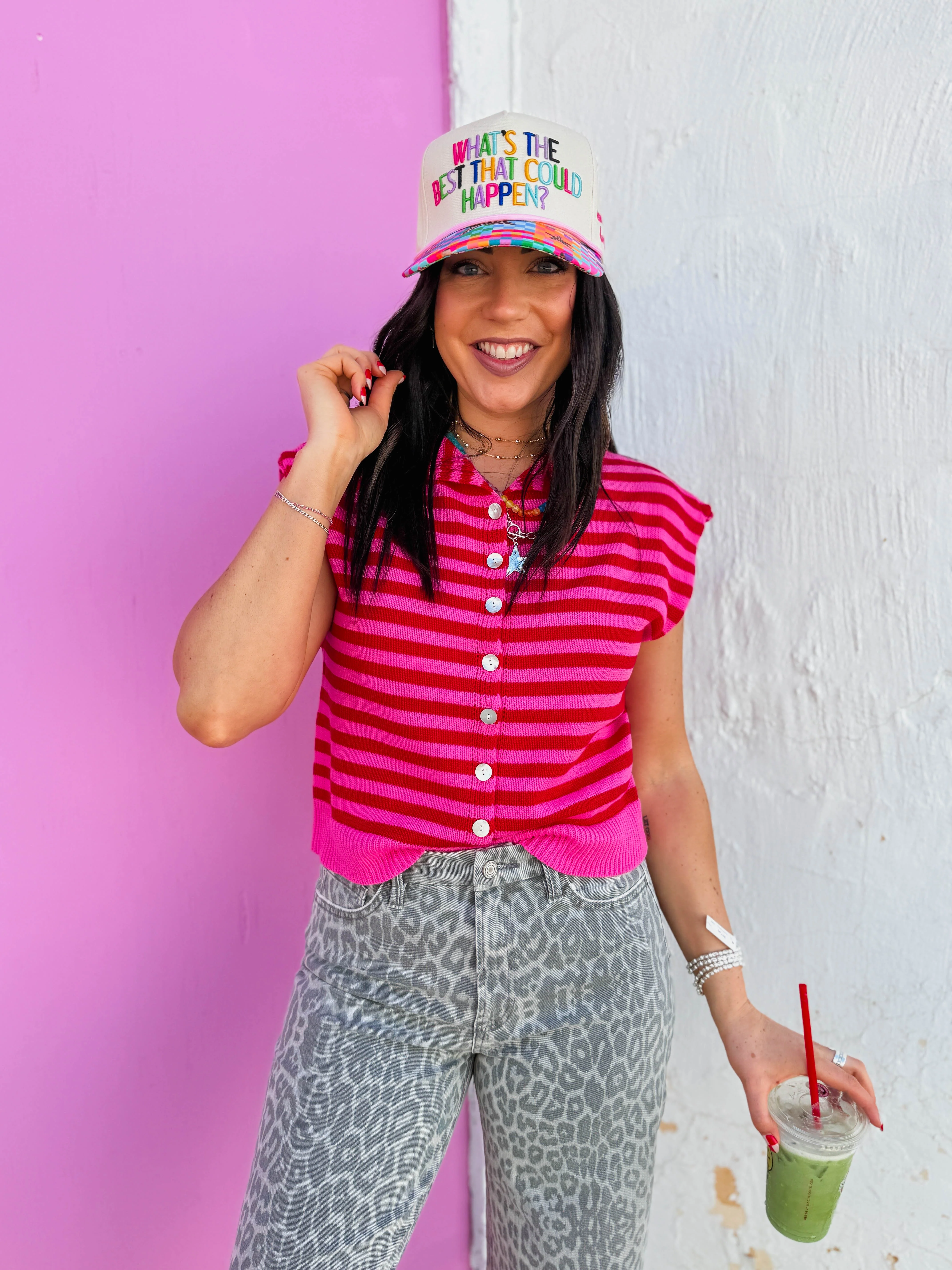 Heartbreaker Striped Sweater Vest - Image 5