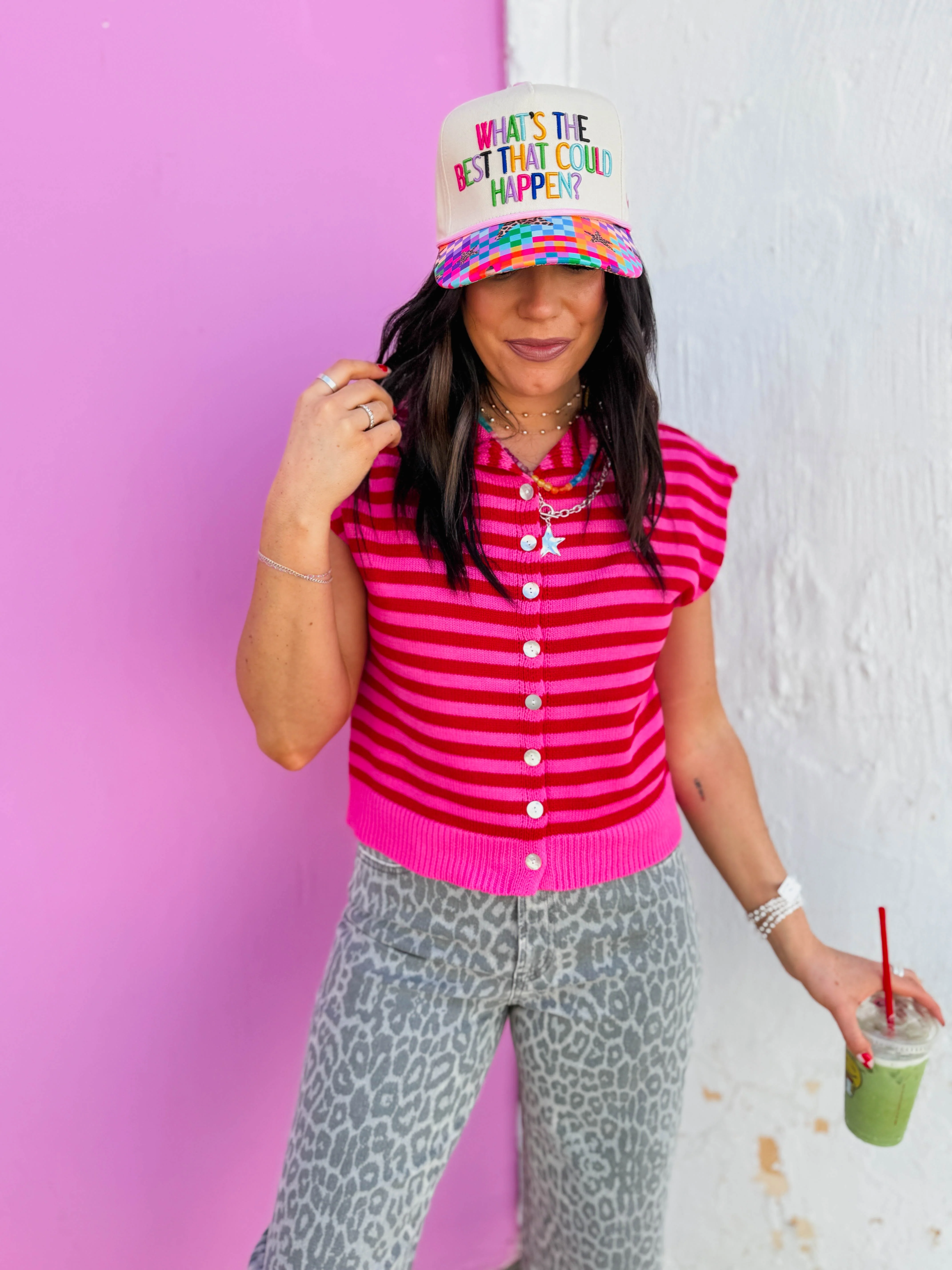 Heartbreaker Striped Sweater Vest - Image 7