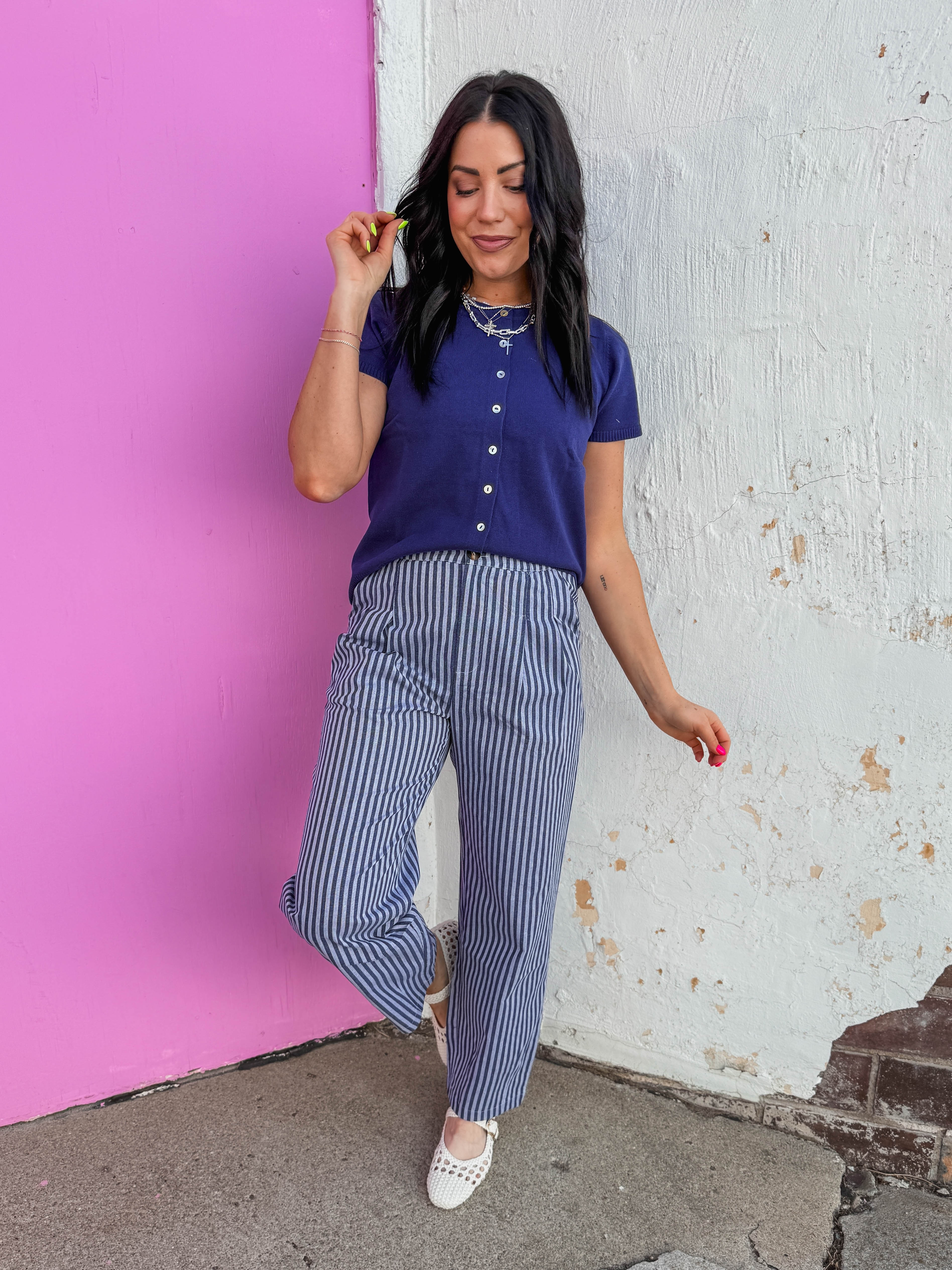 Irene Striped Pants - Image 4