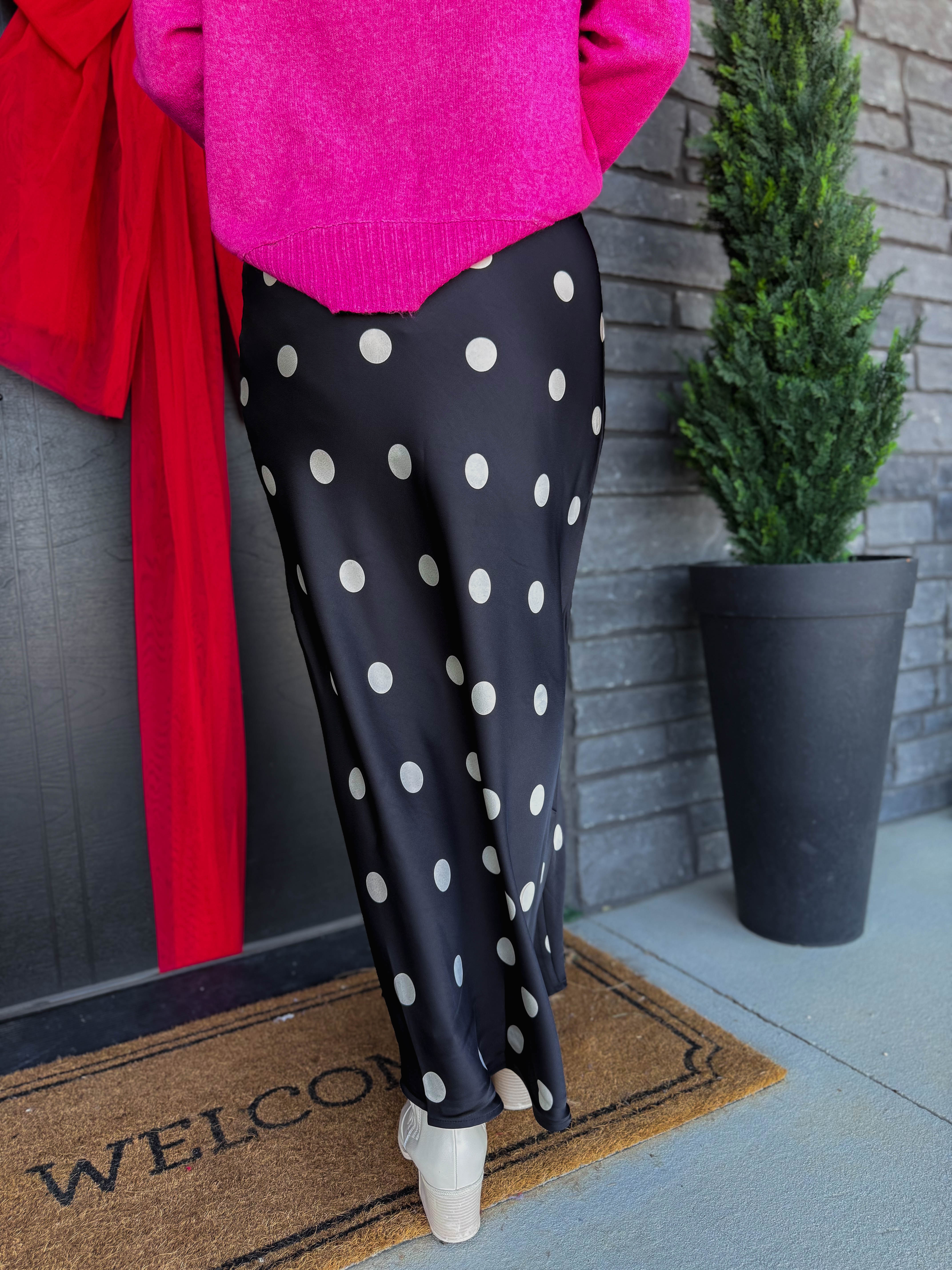Isabel Polka Dot Maxi Skirt - Image 5