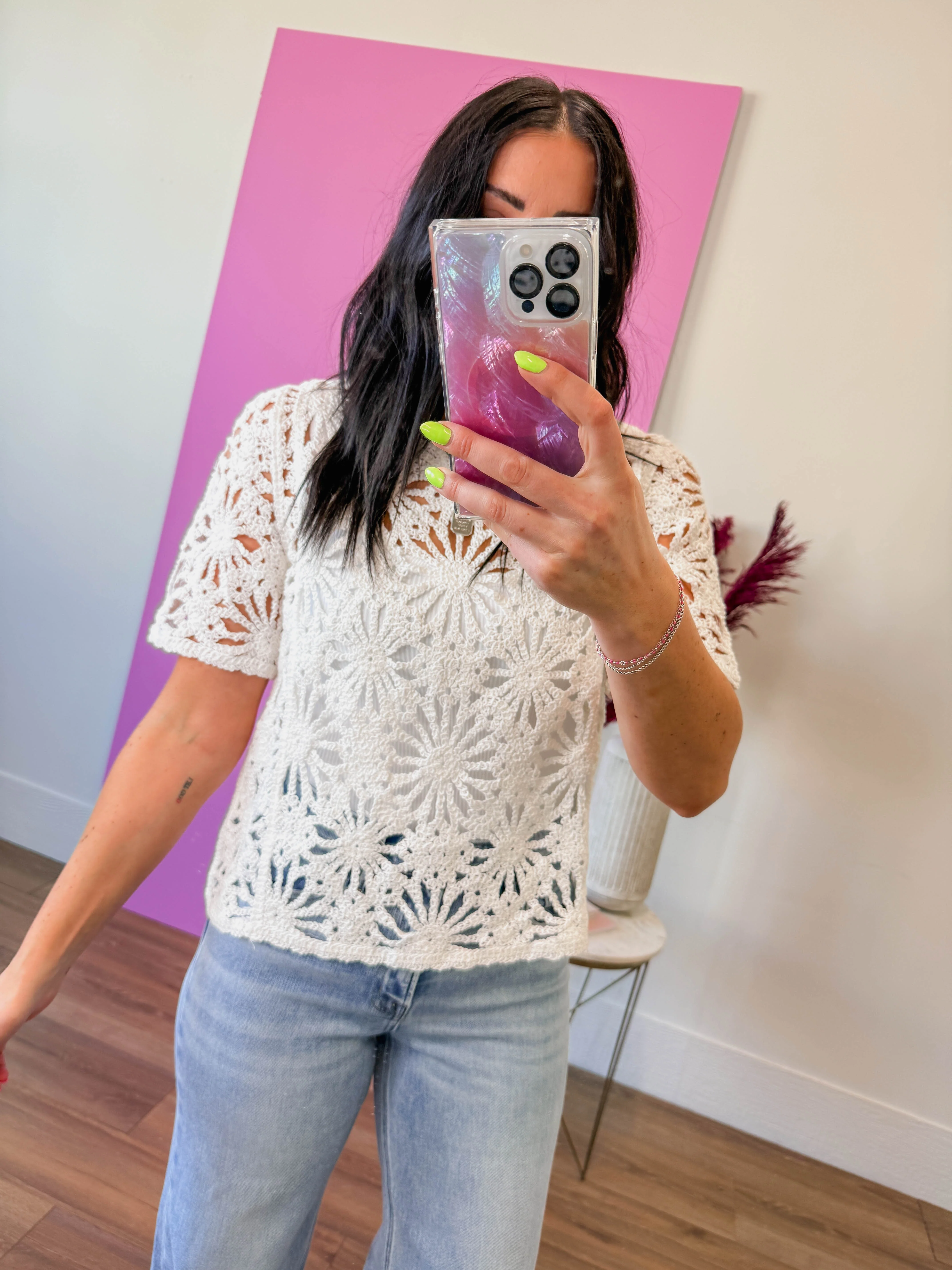 Jaycee Crochet Top - Image 5