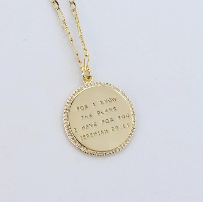 Jeremiah 29:11 Gold Necklace - Image 3
