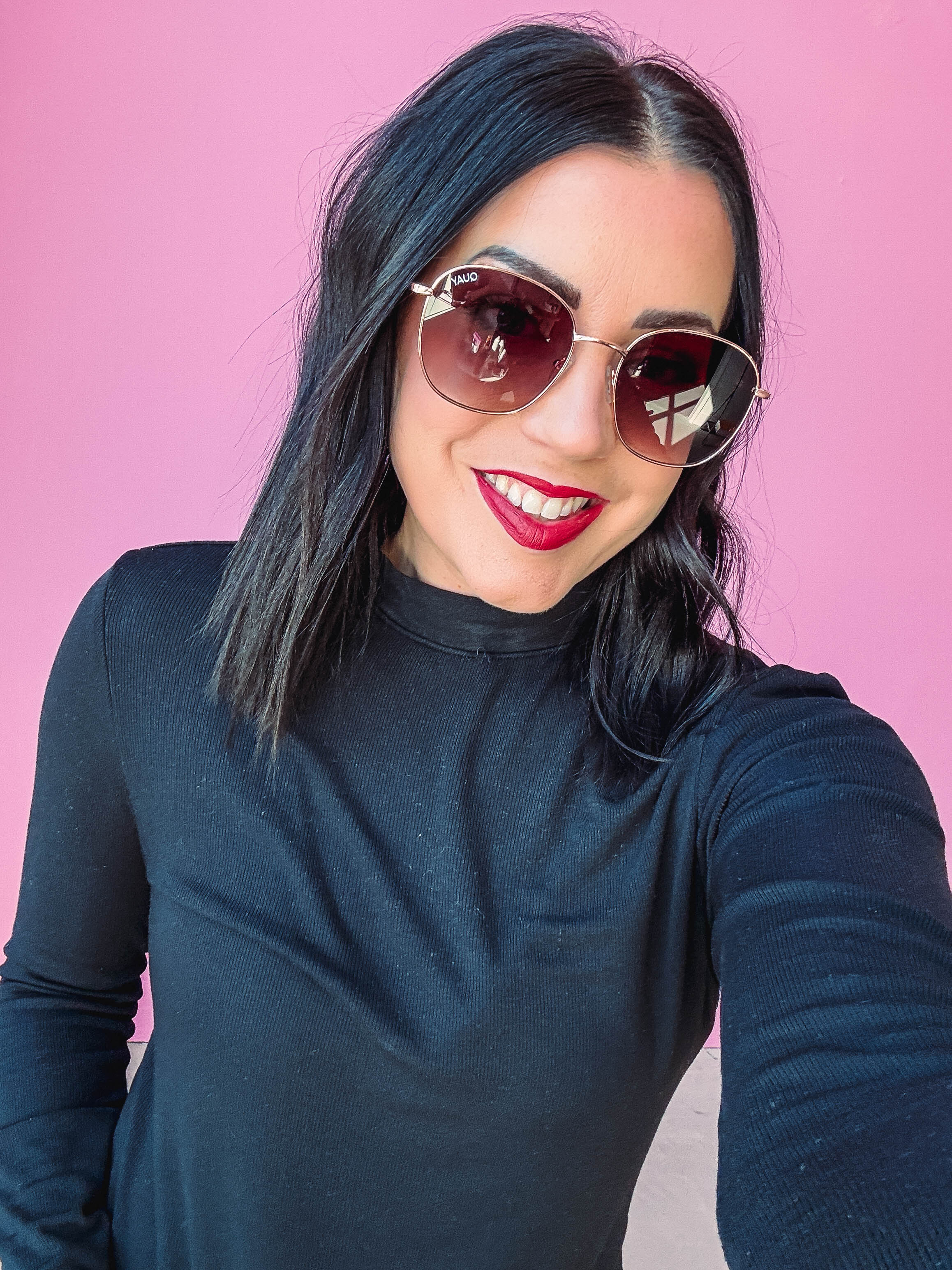 Jezabell Sunglasses-Rose Gold/Brown
