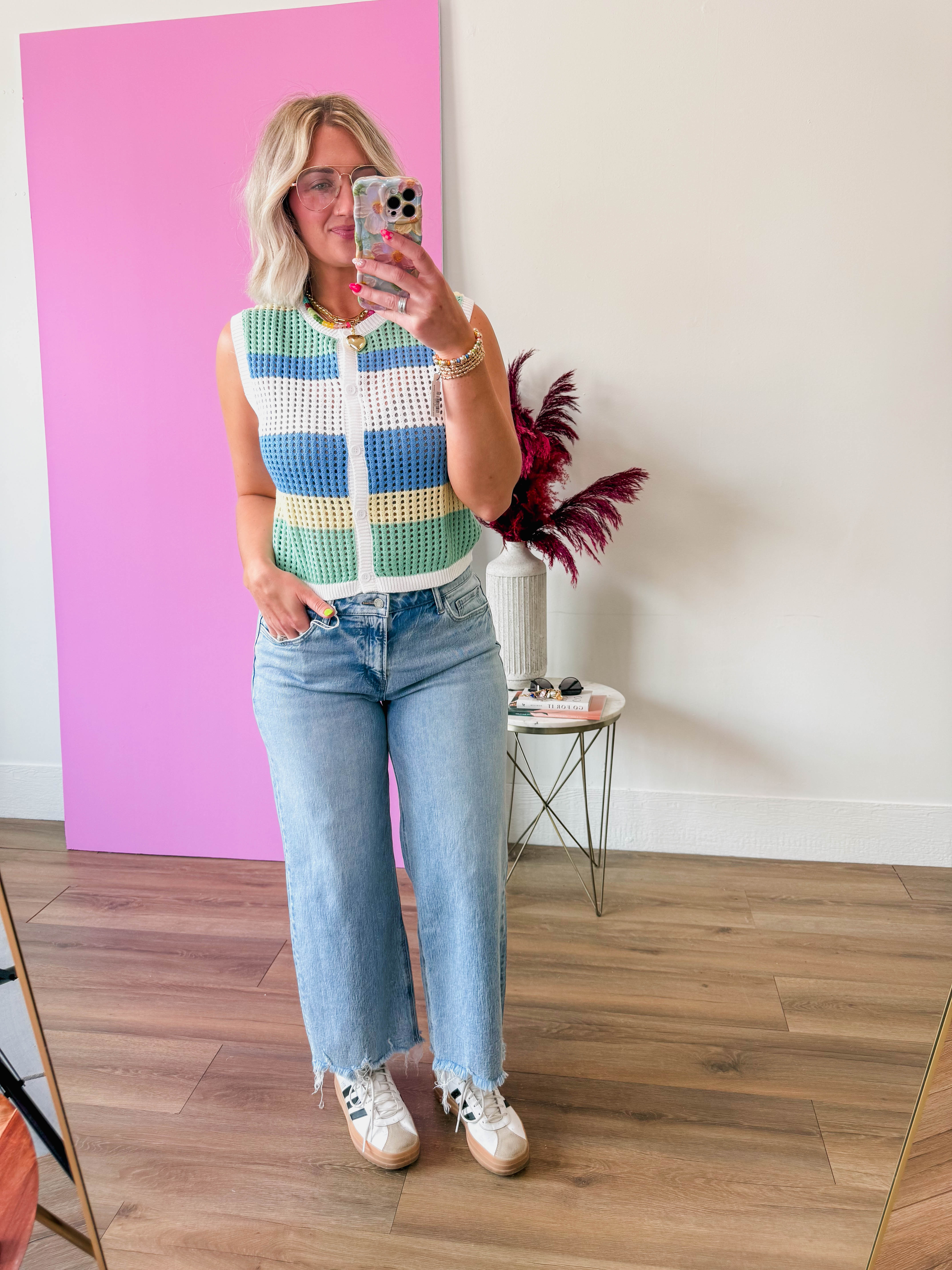 Jo Color Block Knit Tank - Image 2