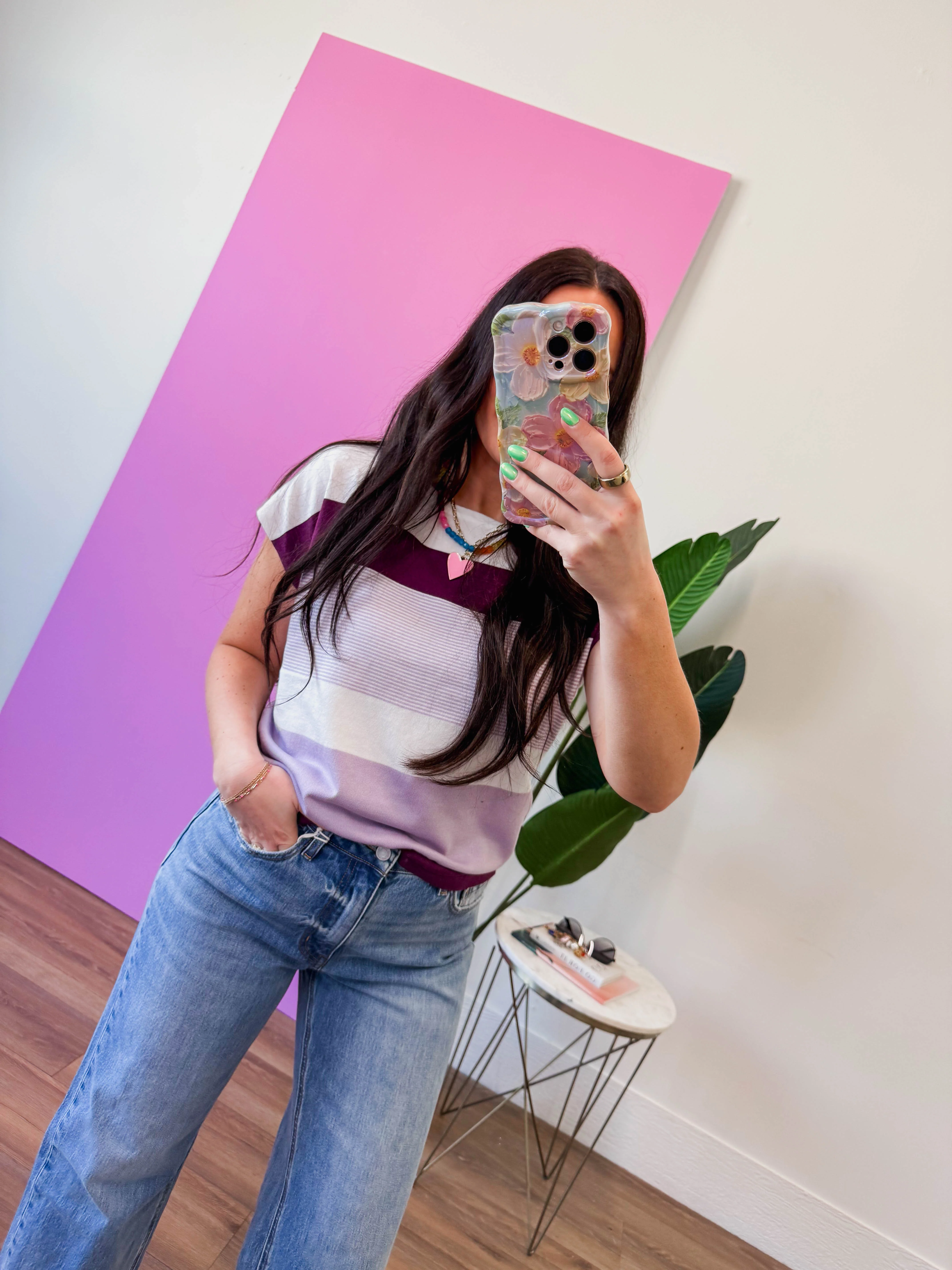Julia Striped Knit Top - Image 3