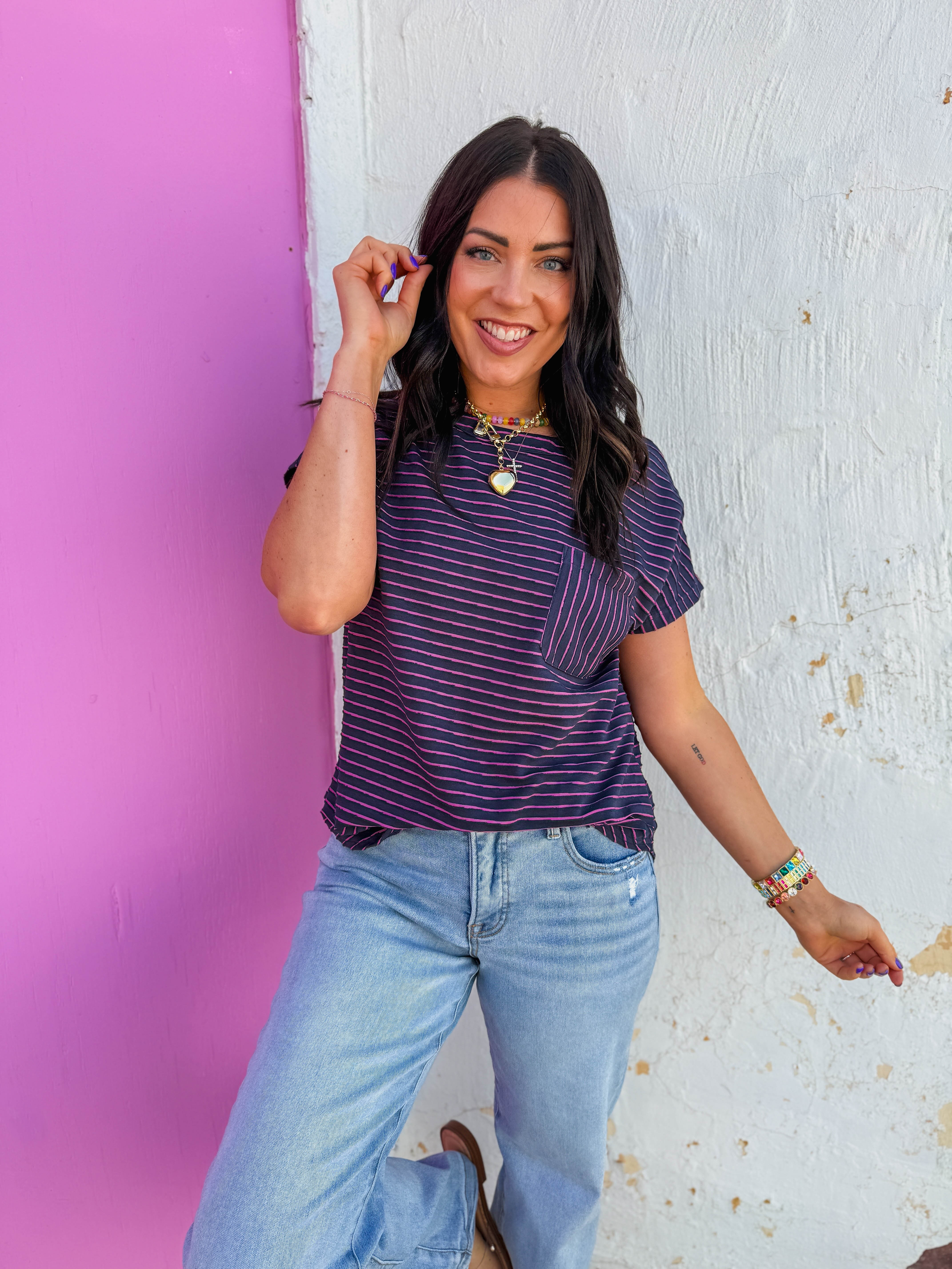 Kaley Striped Top - Image 4