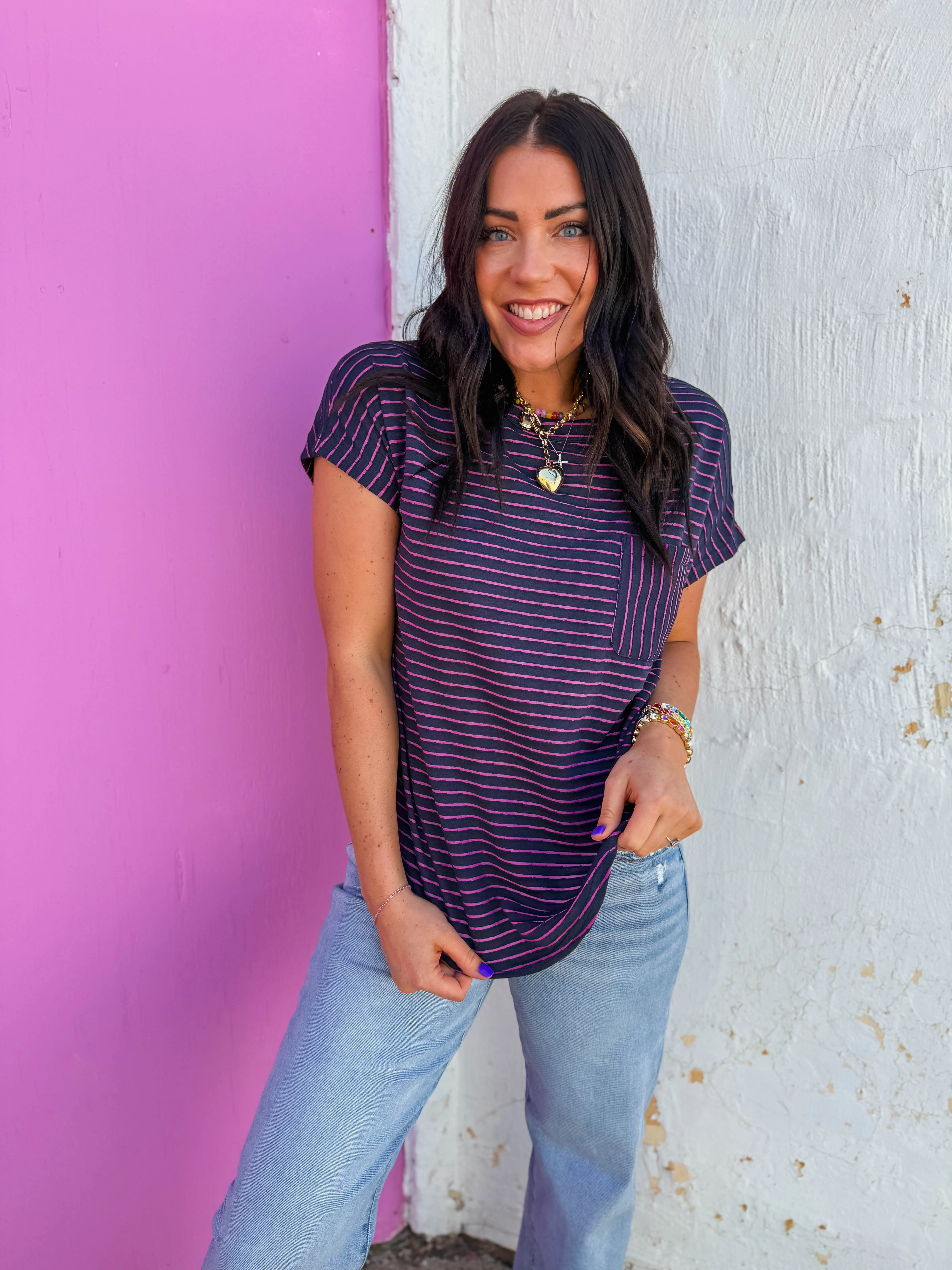 Kaley Striped Top - Image 5