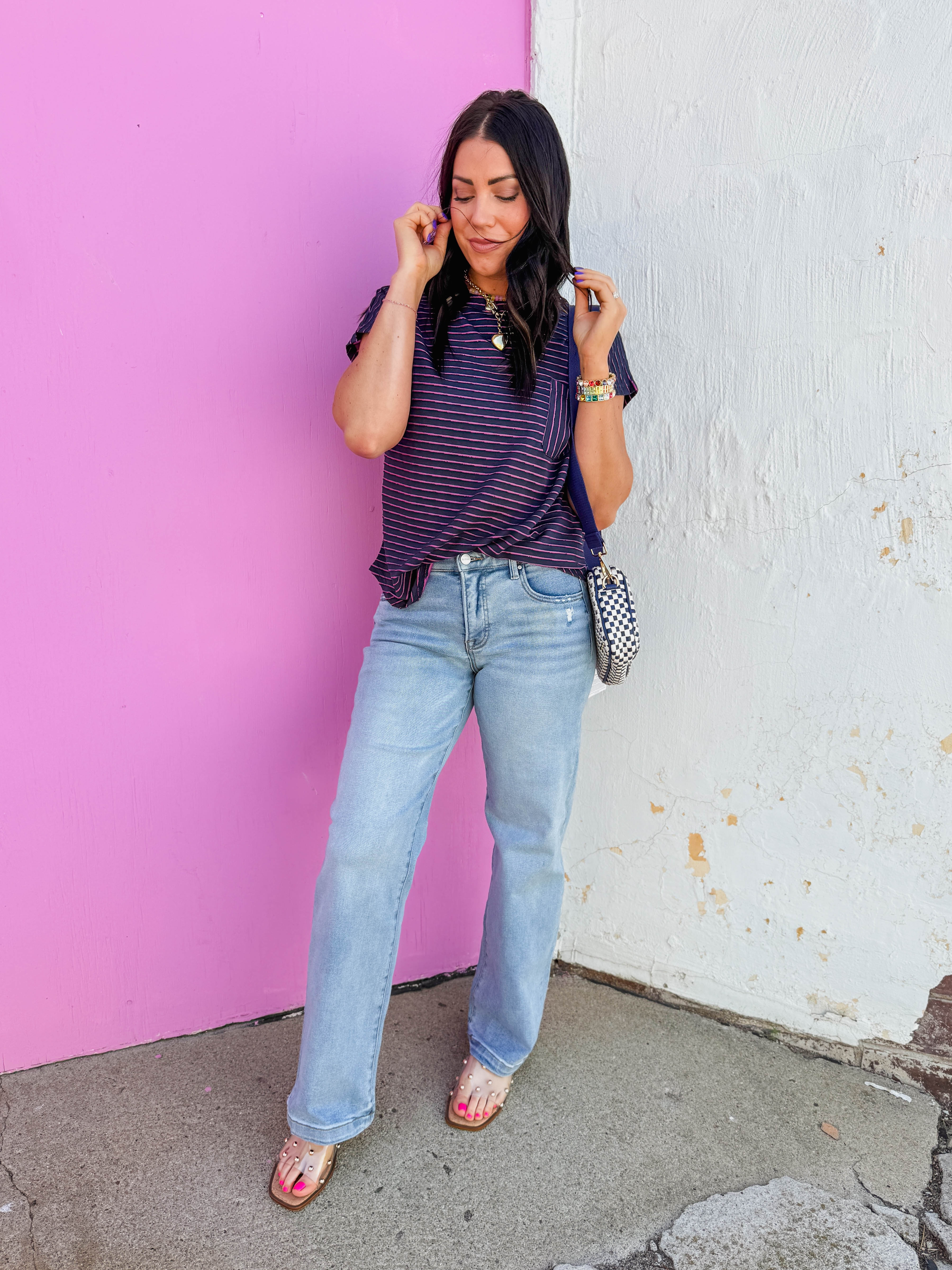 Kaley Striped Top - Image 6
