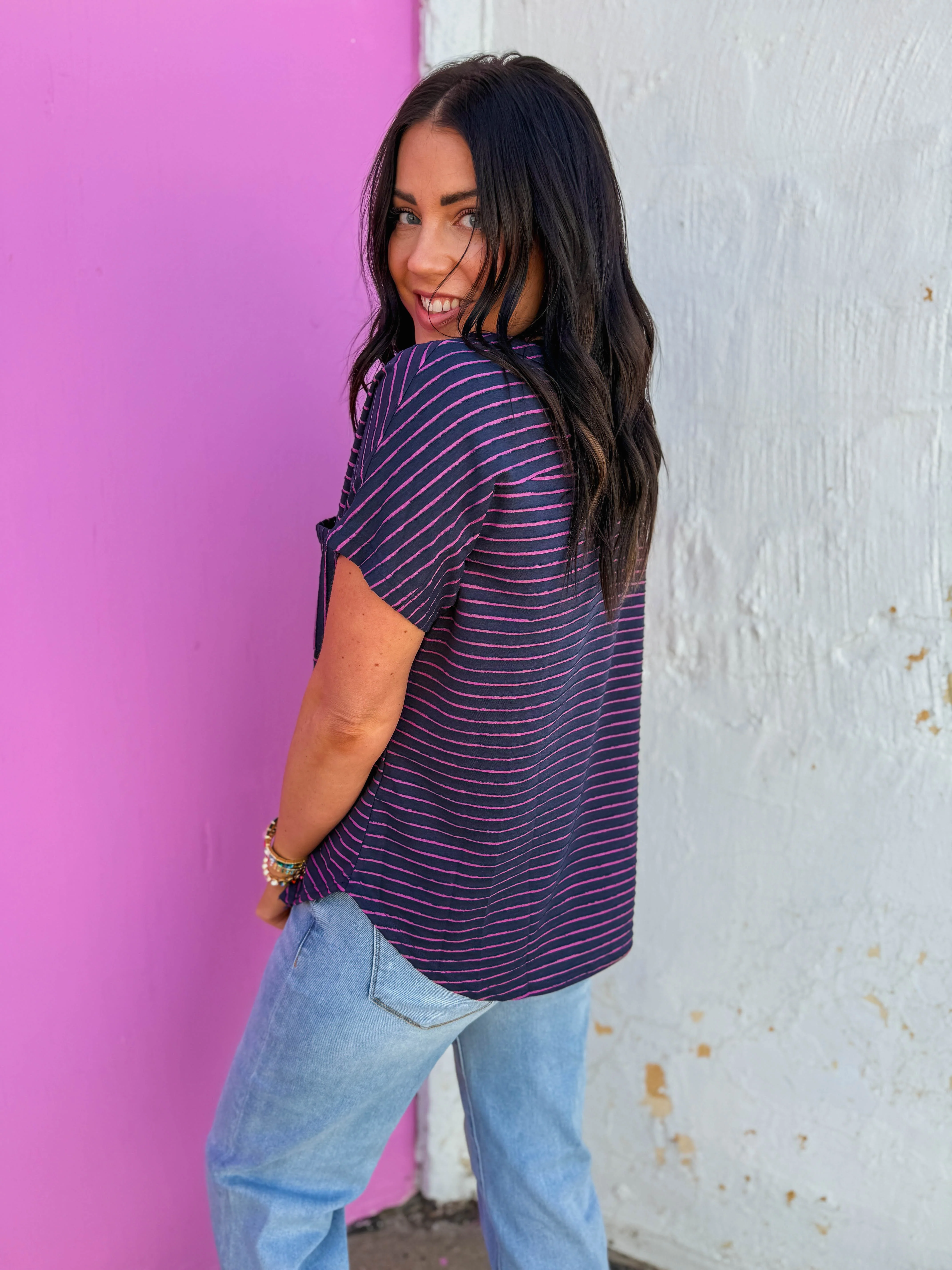 Kaley Striped Top - Image 8
