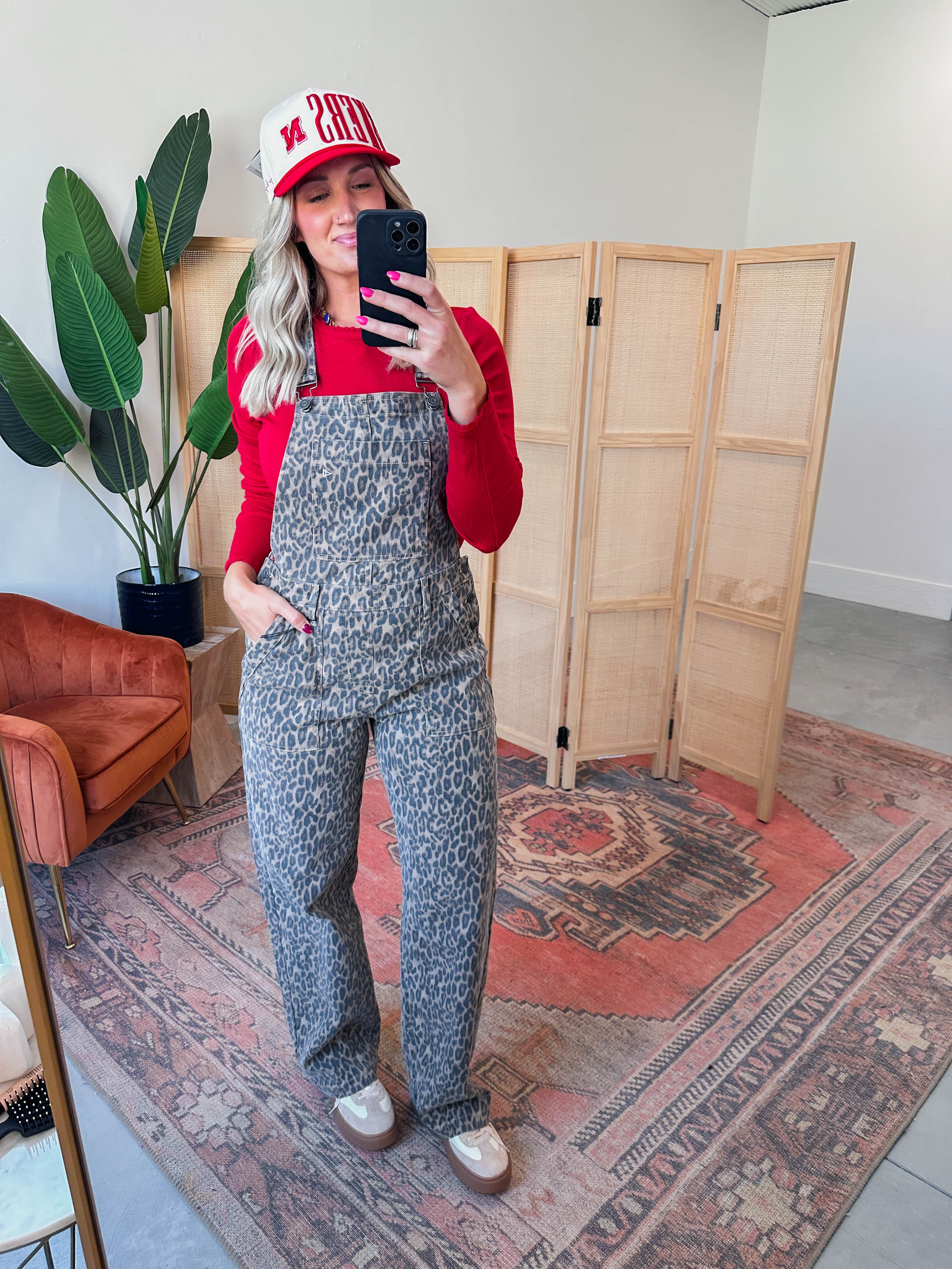 Kamden Leopard Cargo Overalls - Image 10