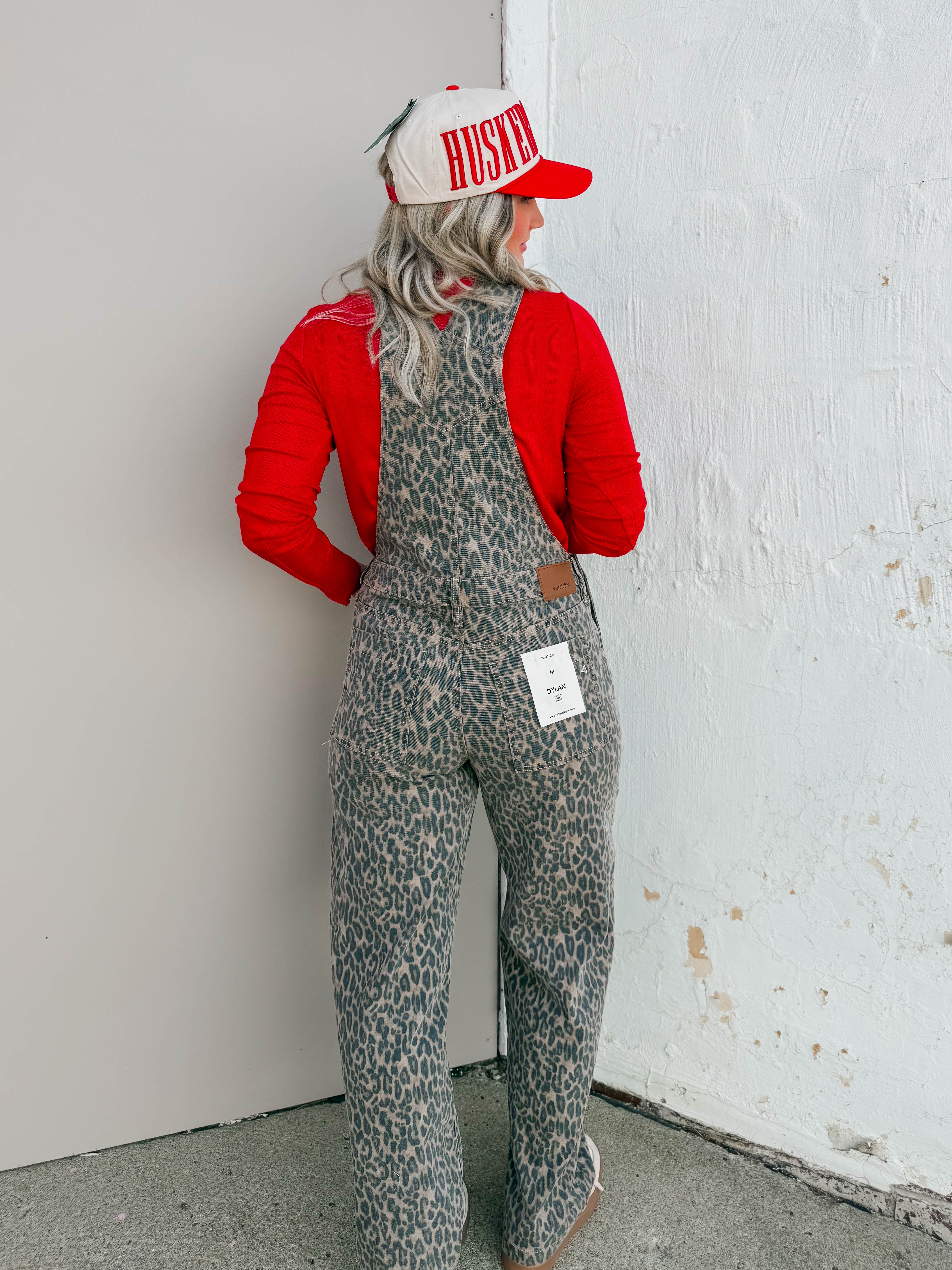 Kamden Leopard Cargo Overalls - Image 15