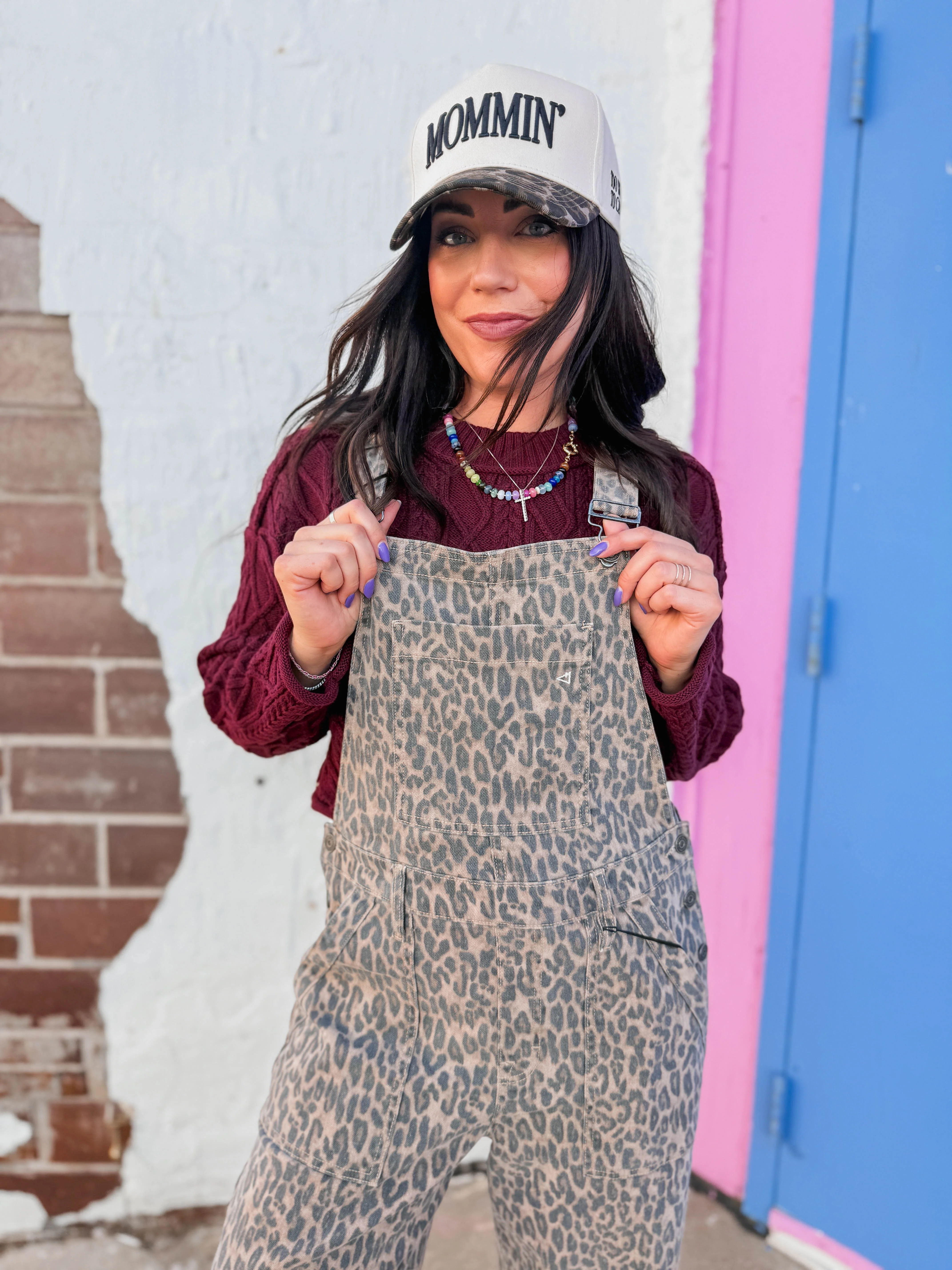 Kamden Leopard Cargo Overalls - Image 5