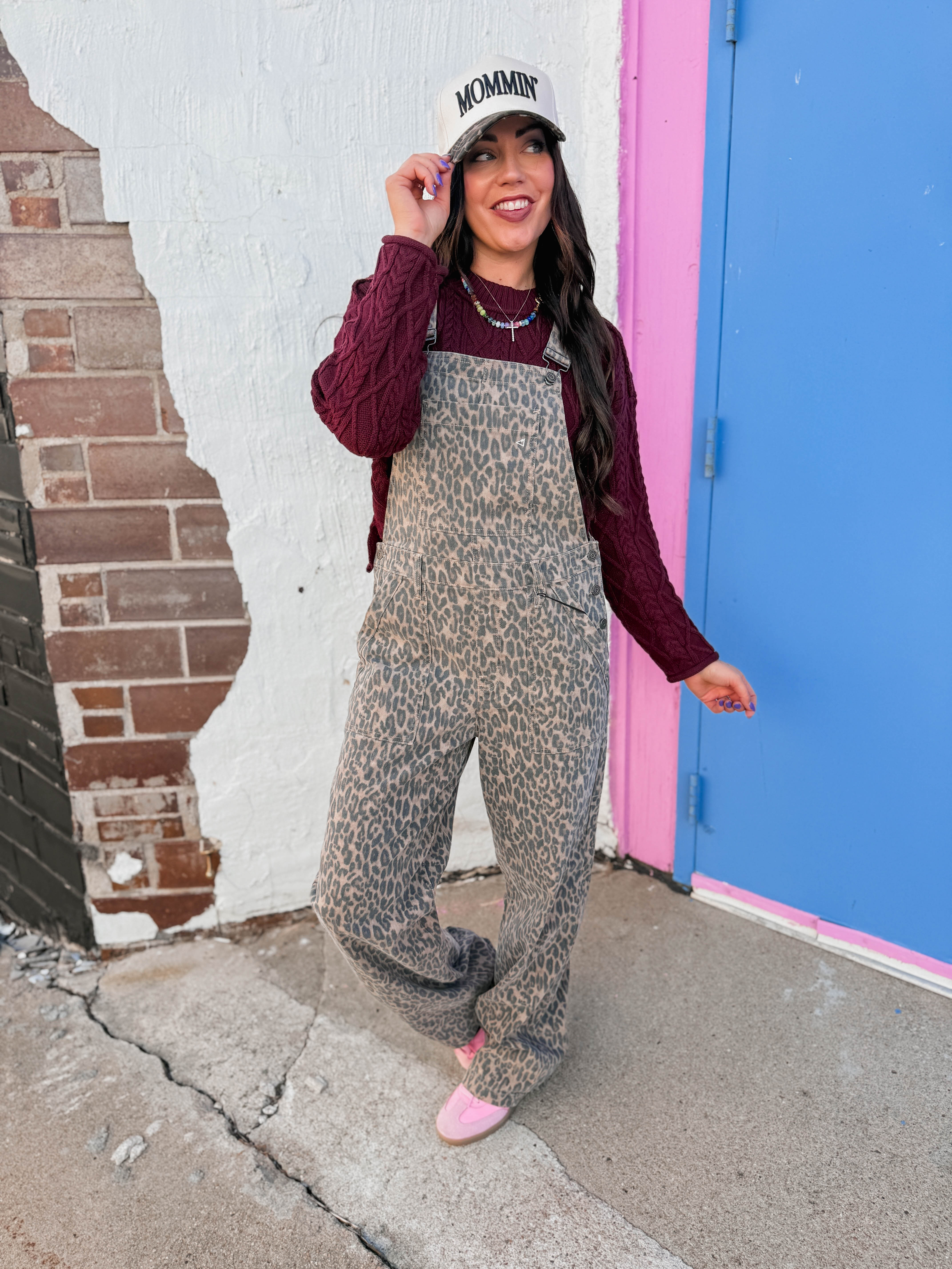 Kamden Leopard Cargo Overalls - Image 6