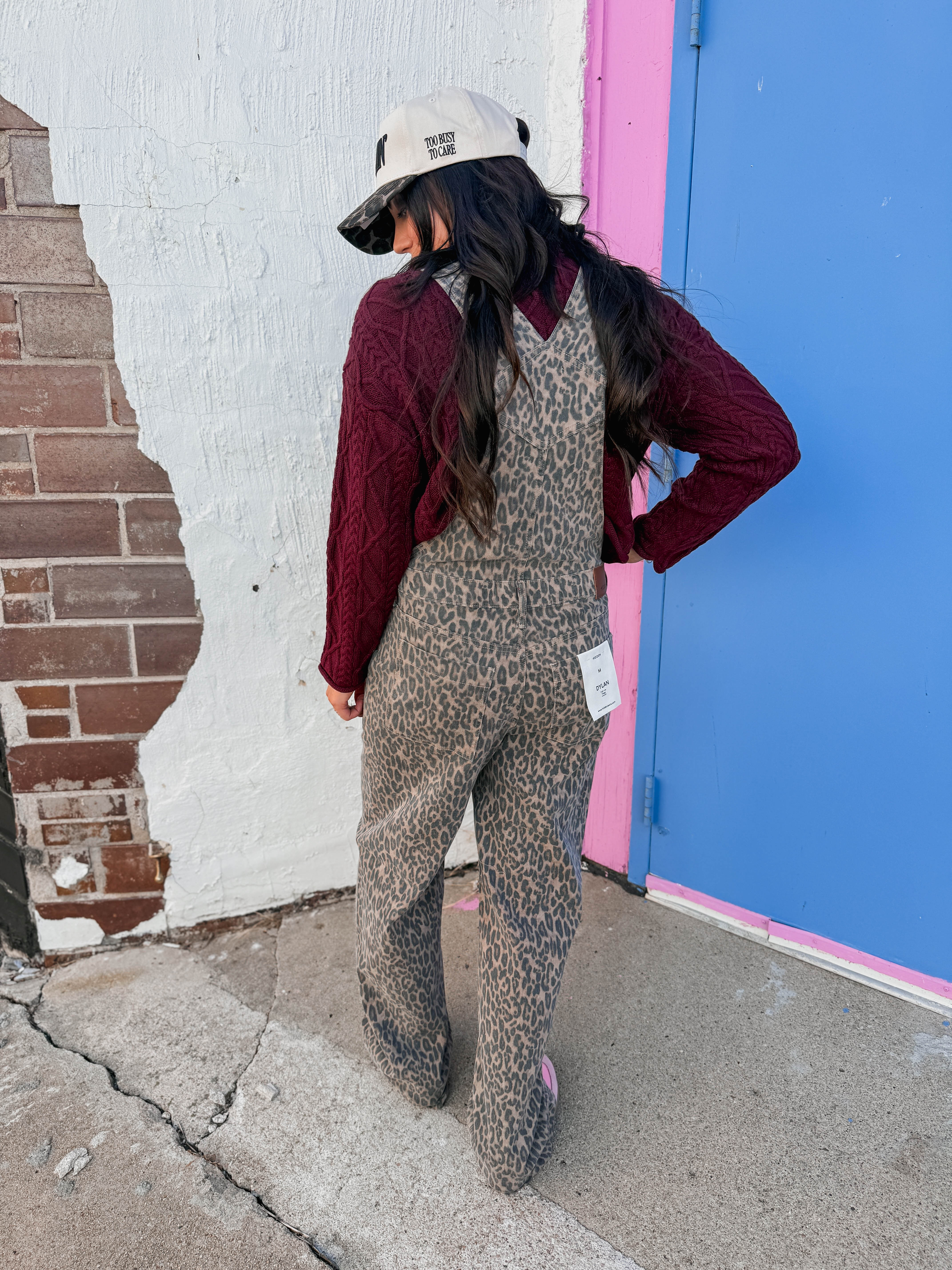 Kamden Leopard Cargo Overalls - Image 7