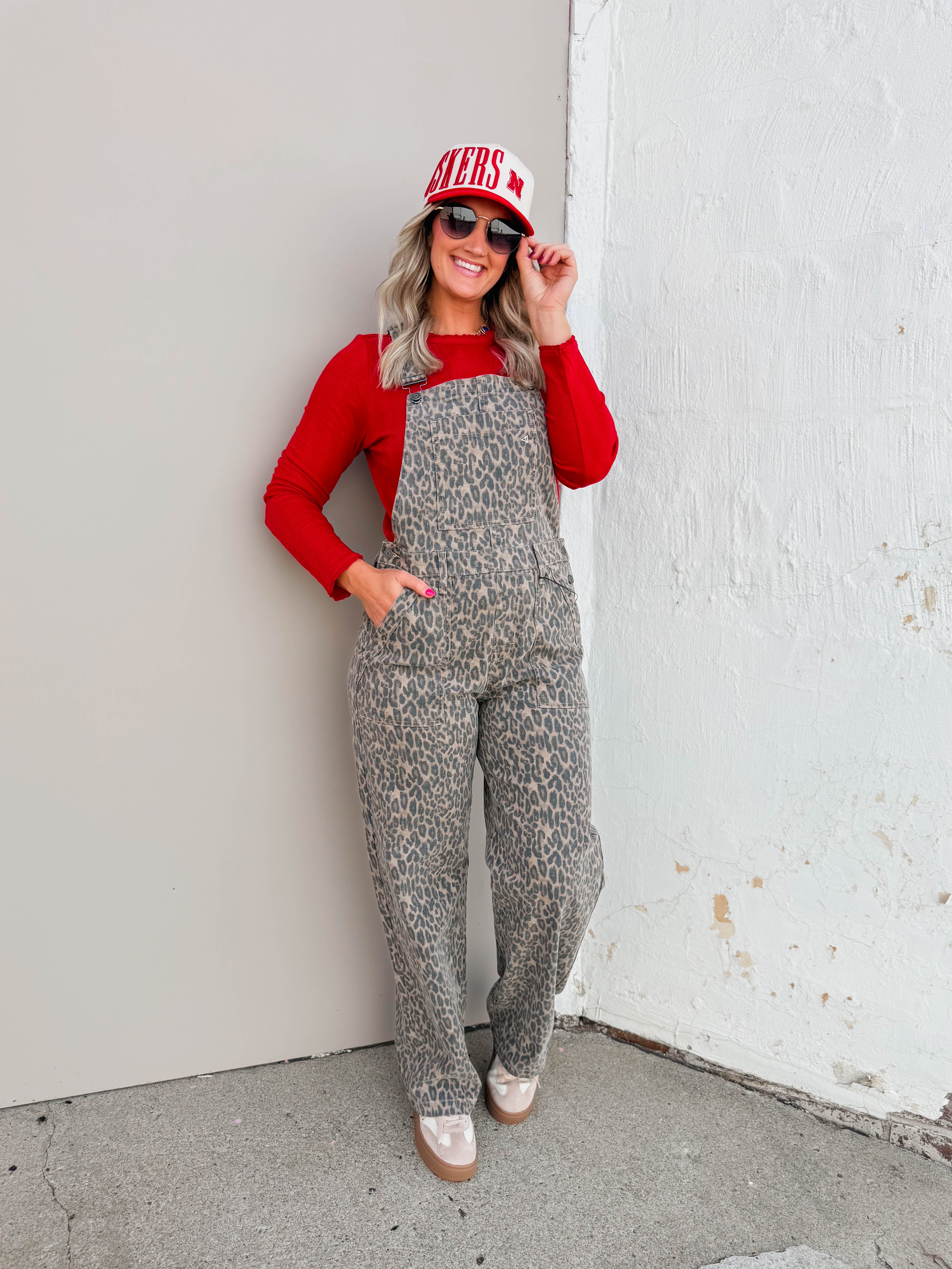 Kamden Leopard Cargo Overalls - Image 8