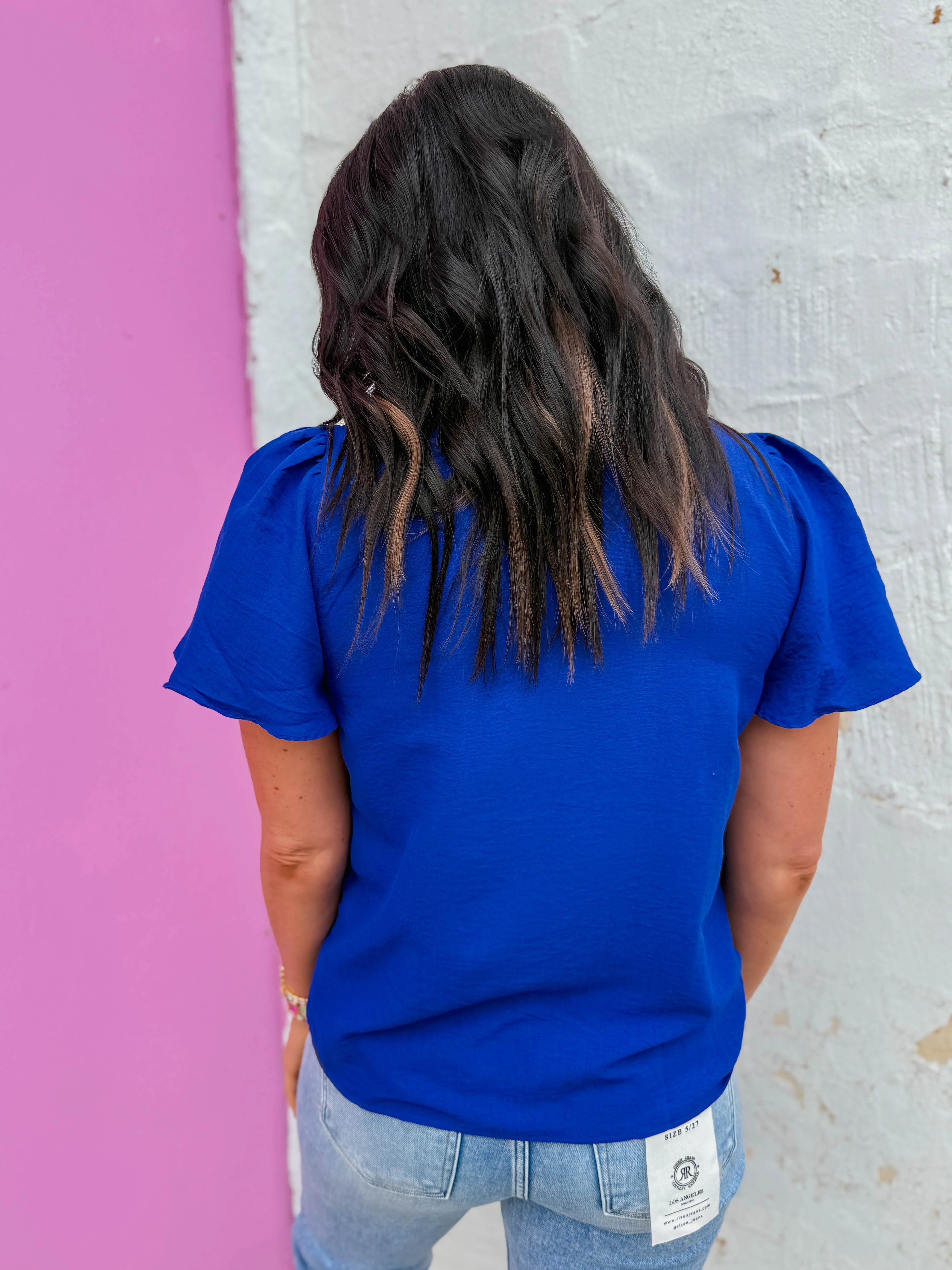 Katy Top-Royal Blue - Image 8