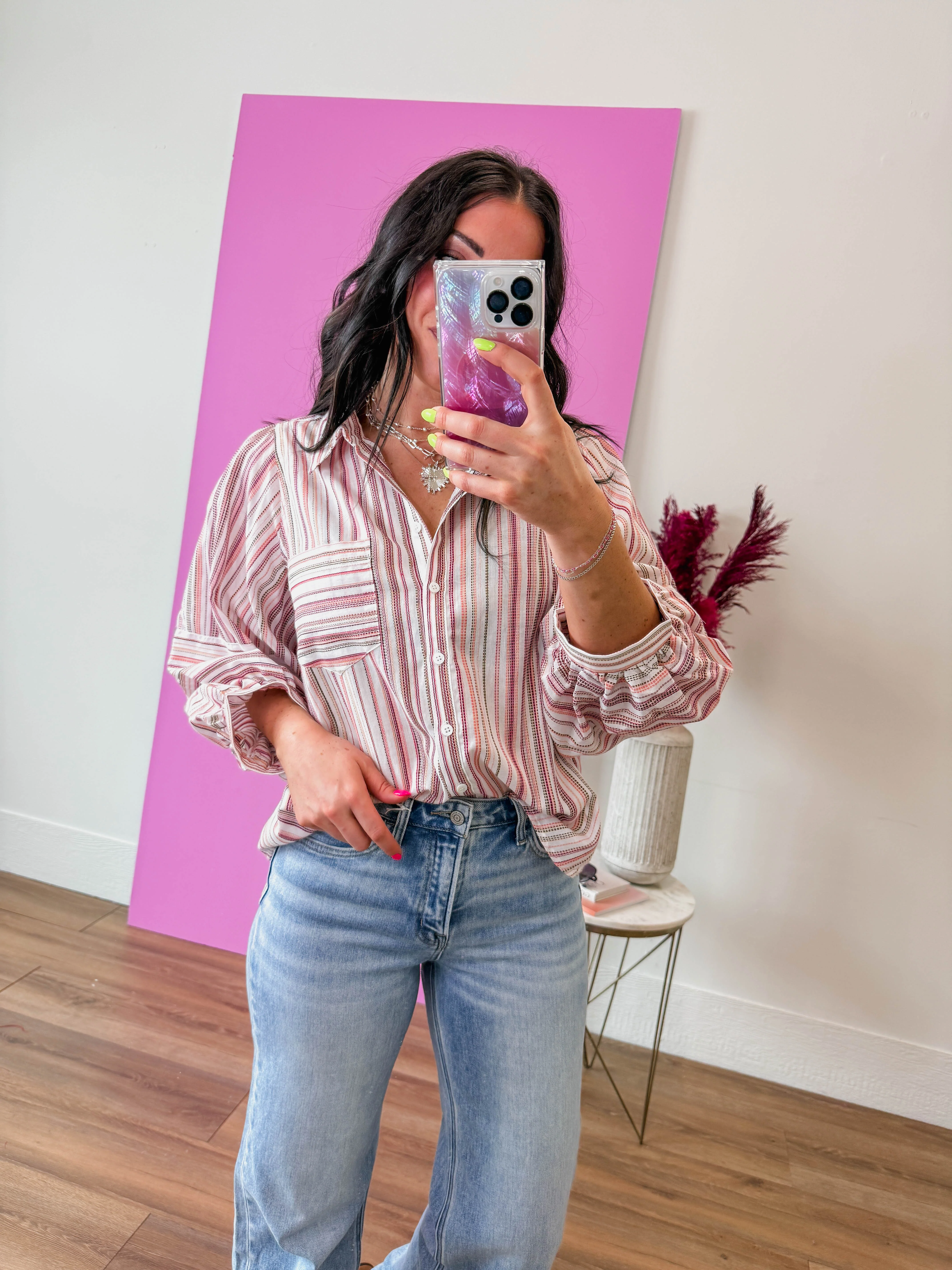 Kelley Striped Button Down - Image 3