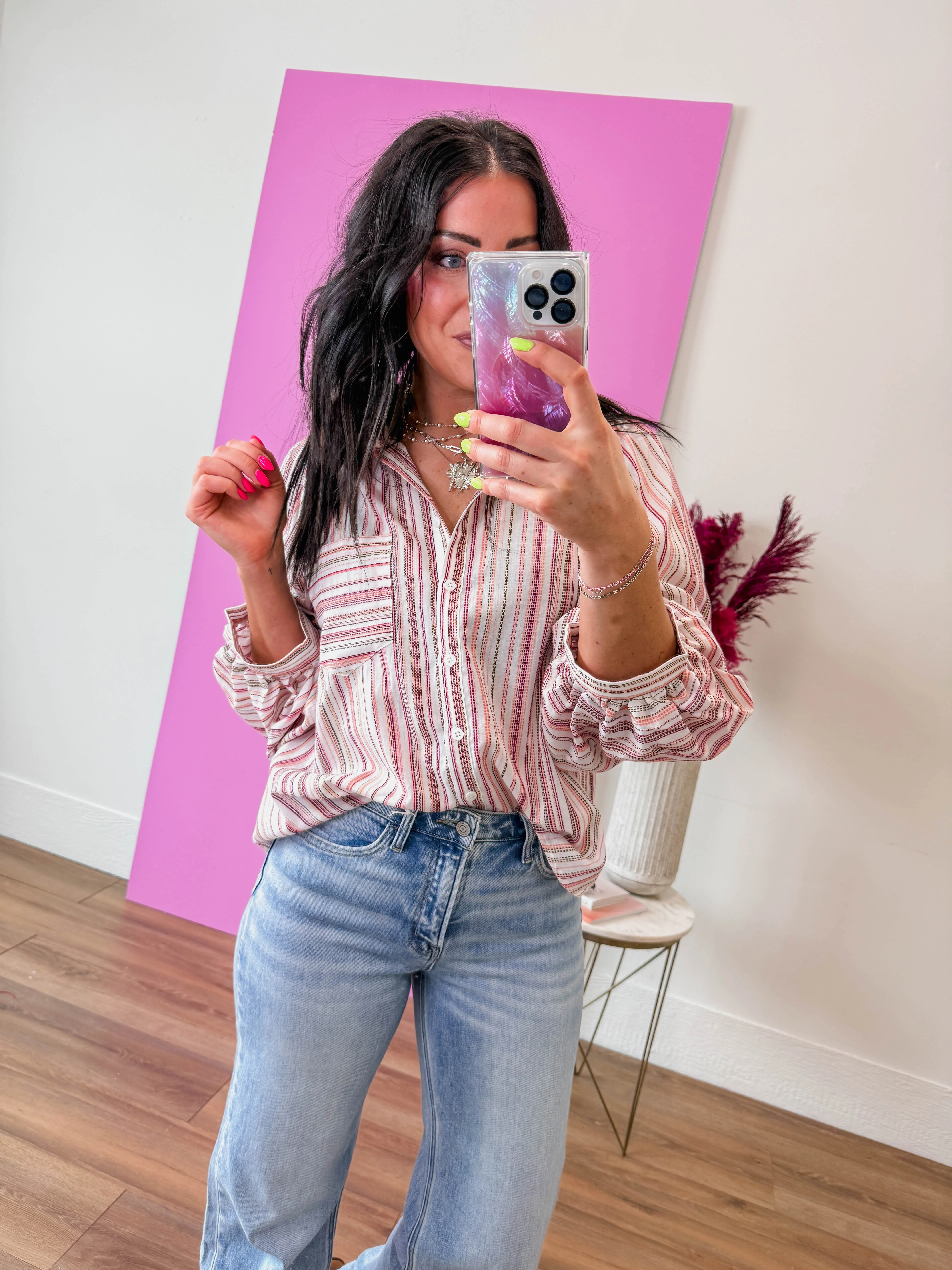 Kelley Striped Button Down - Image 7