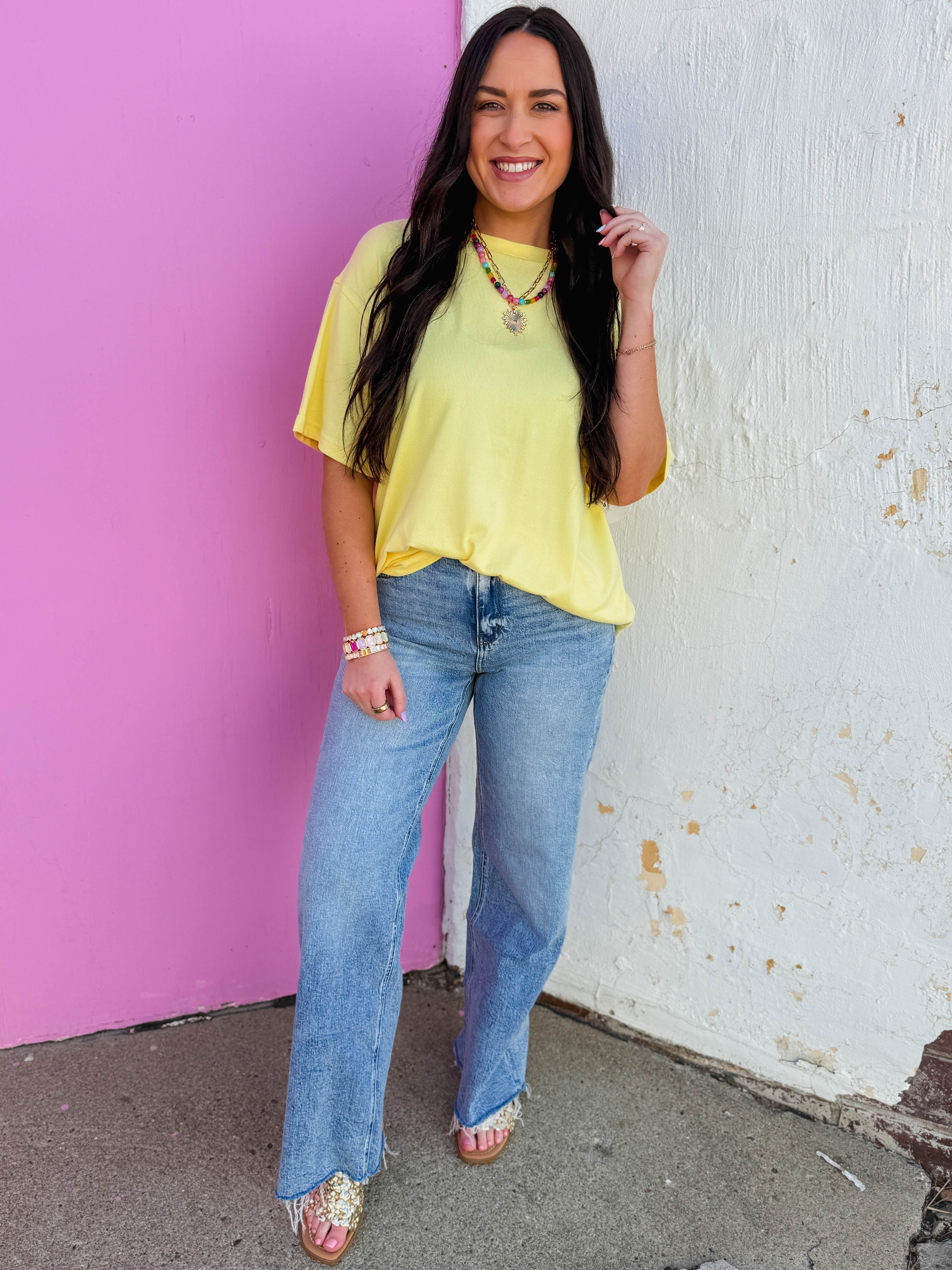 Kenzie Tee-Yellow Glow - Image 2
