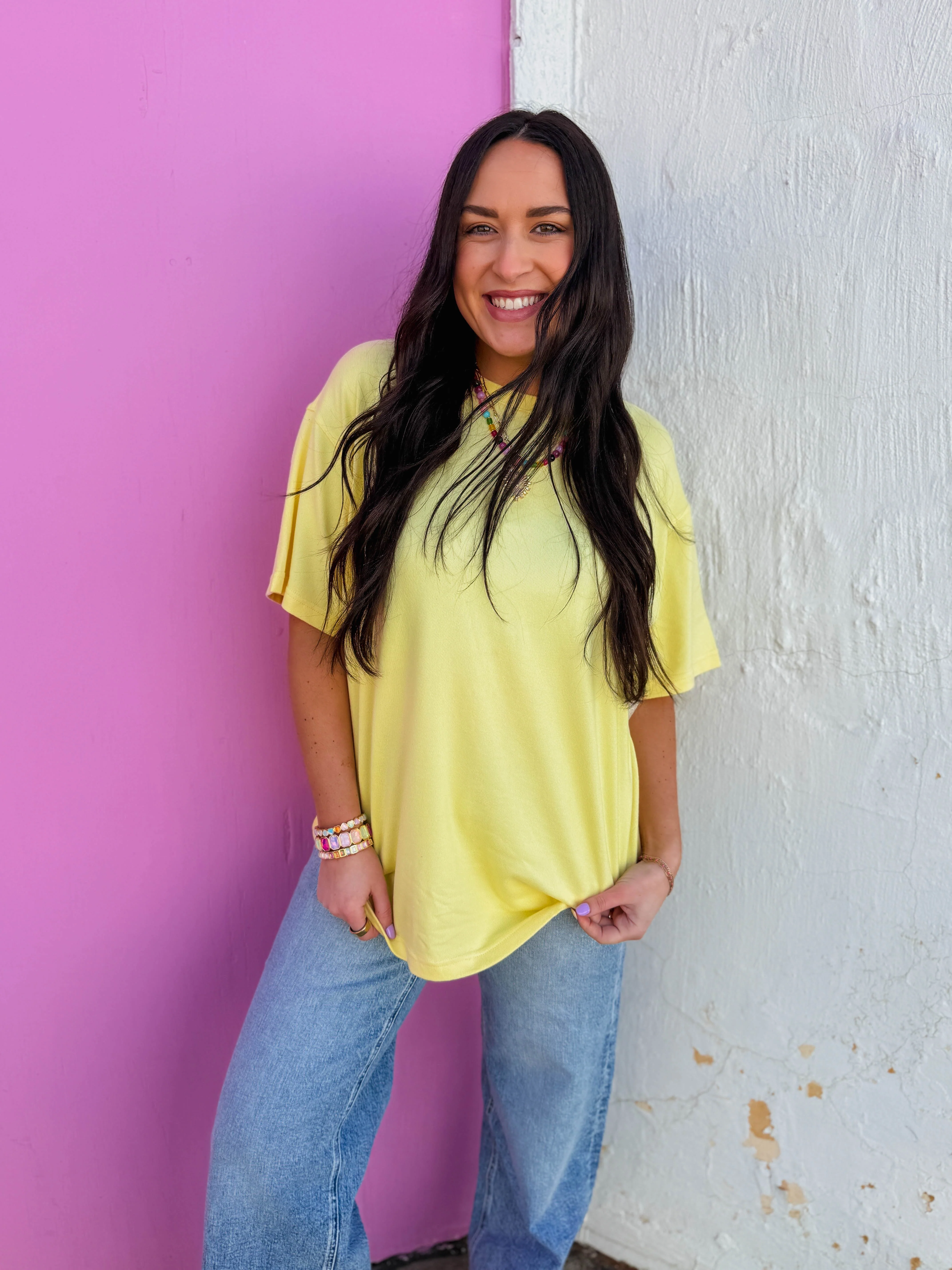 Kenzie Tee-Yellow Glow - Image 5