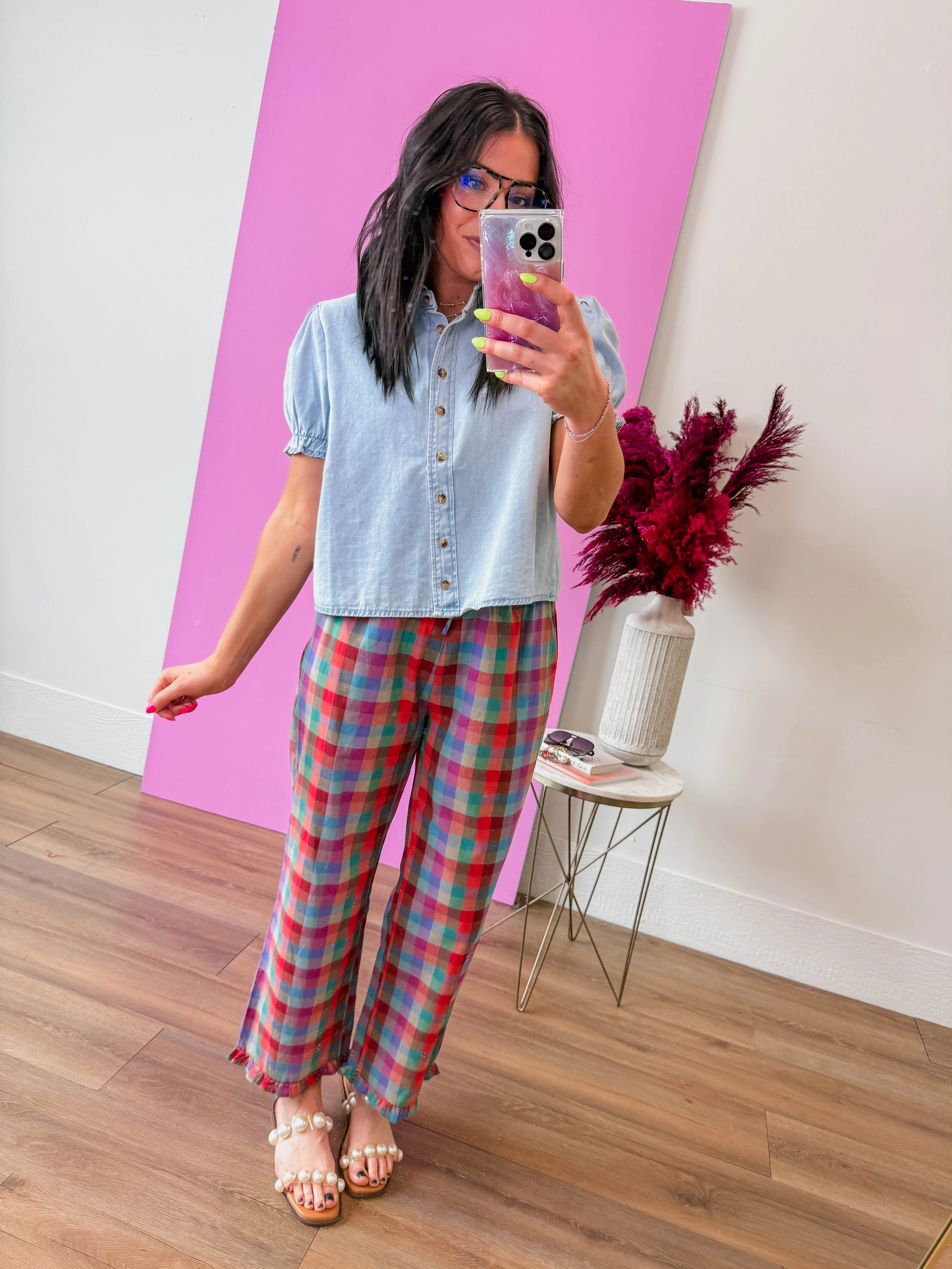 Kim Denim Top - Image 10