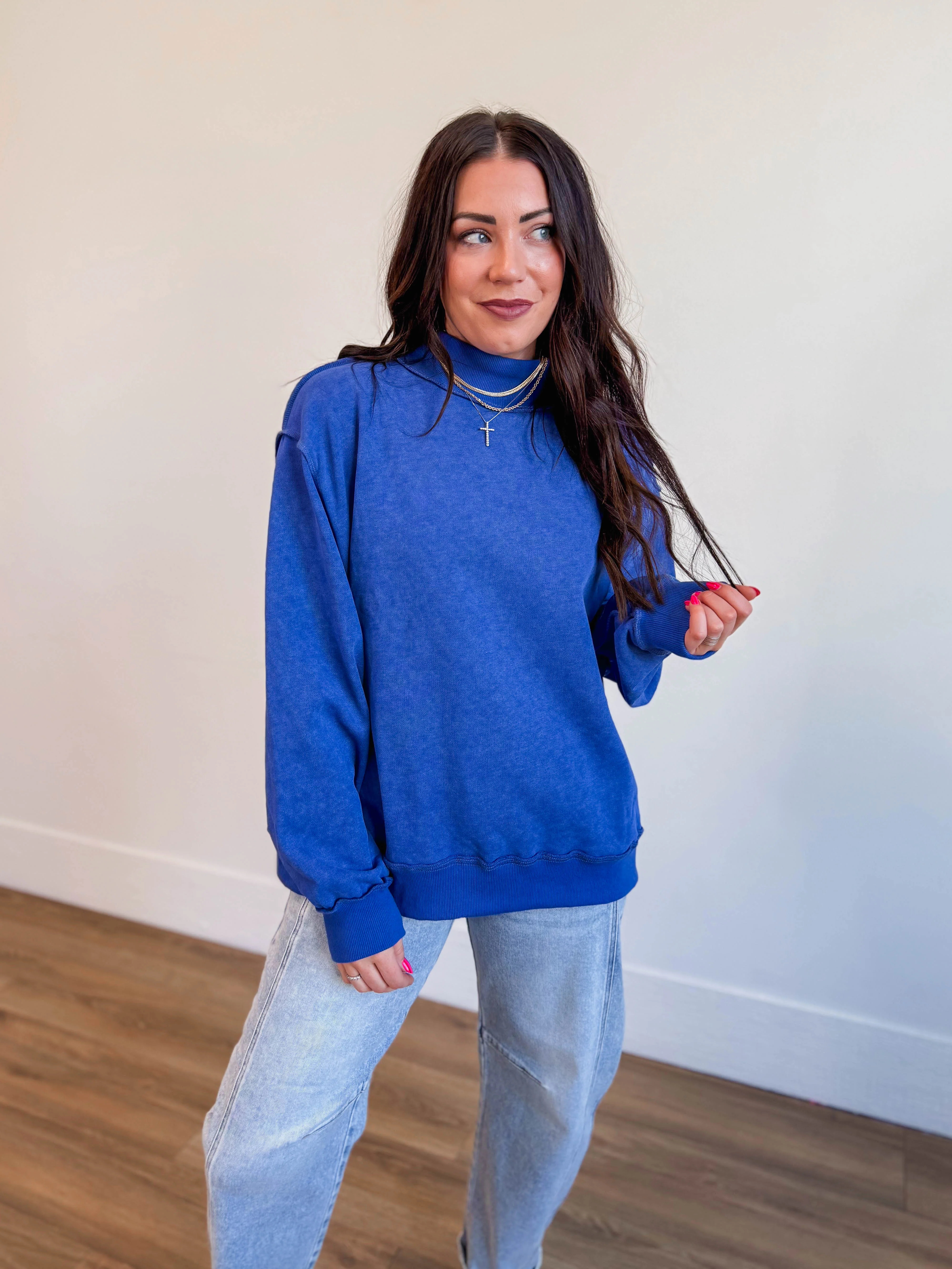Kollins Mock Neck Sweatshirt - Image 3