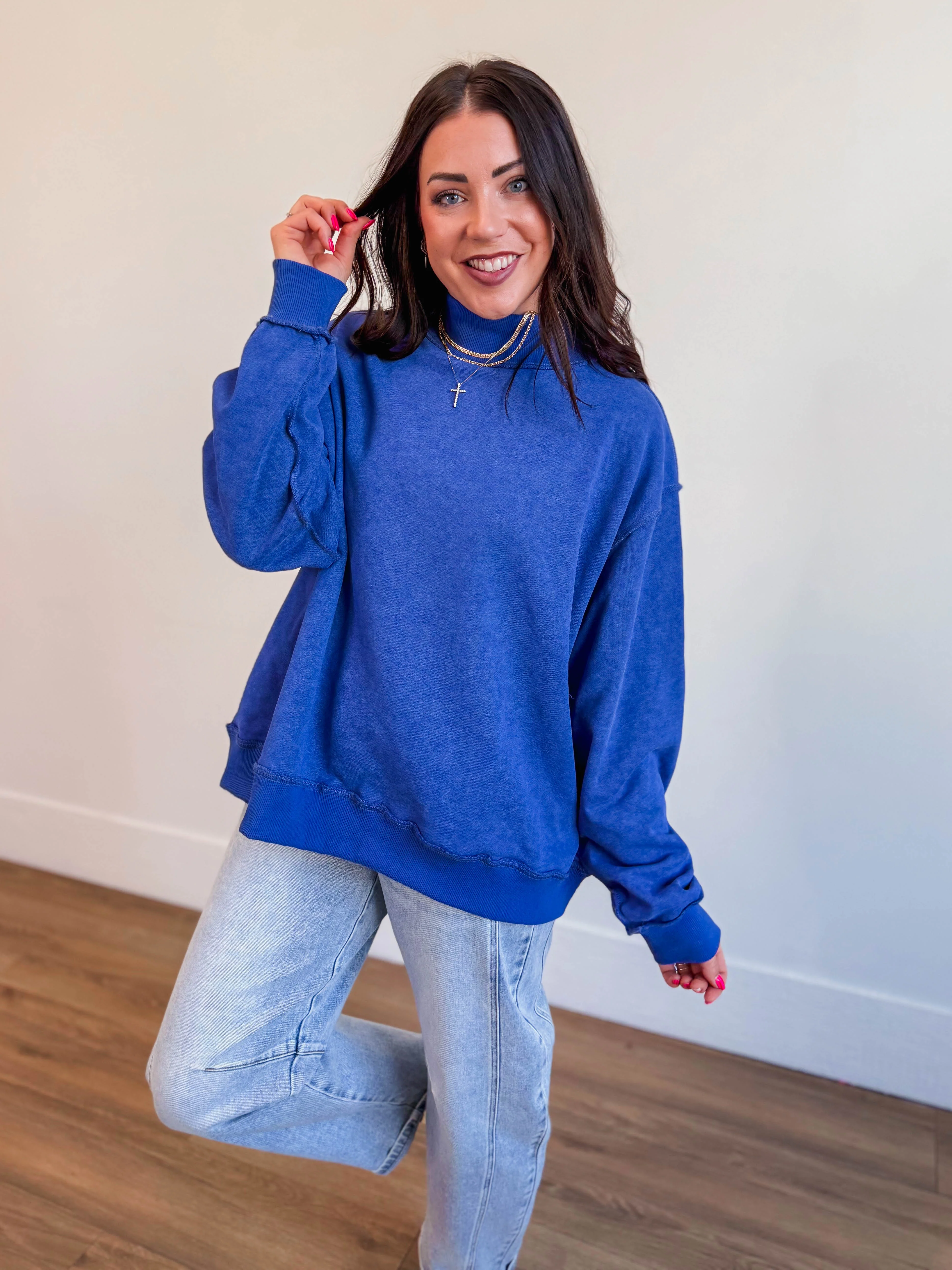 Kollins Mock Neck Sweatshirt - Image 6