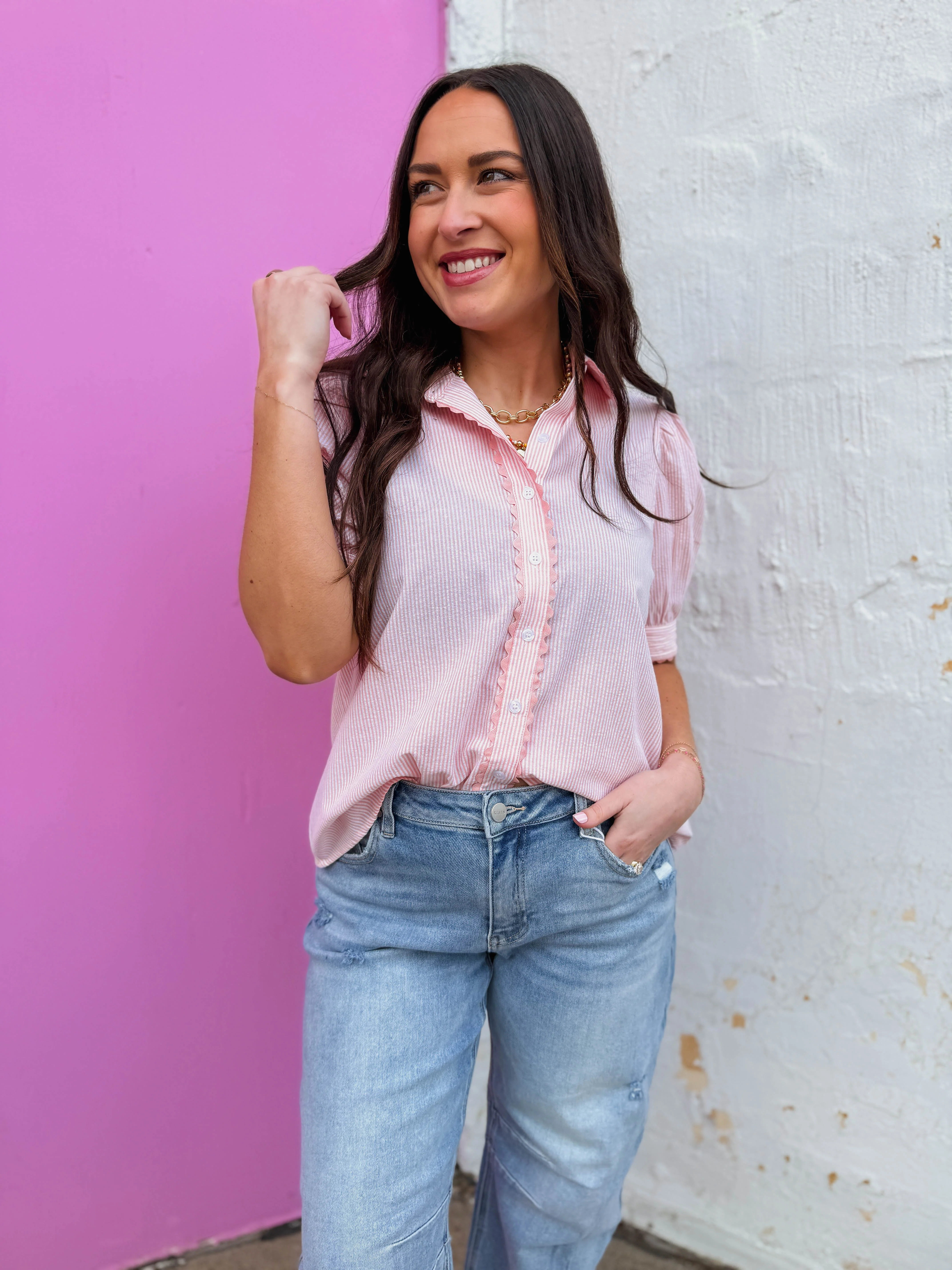 Kristi Striped Top - Image 3