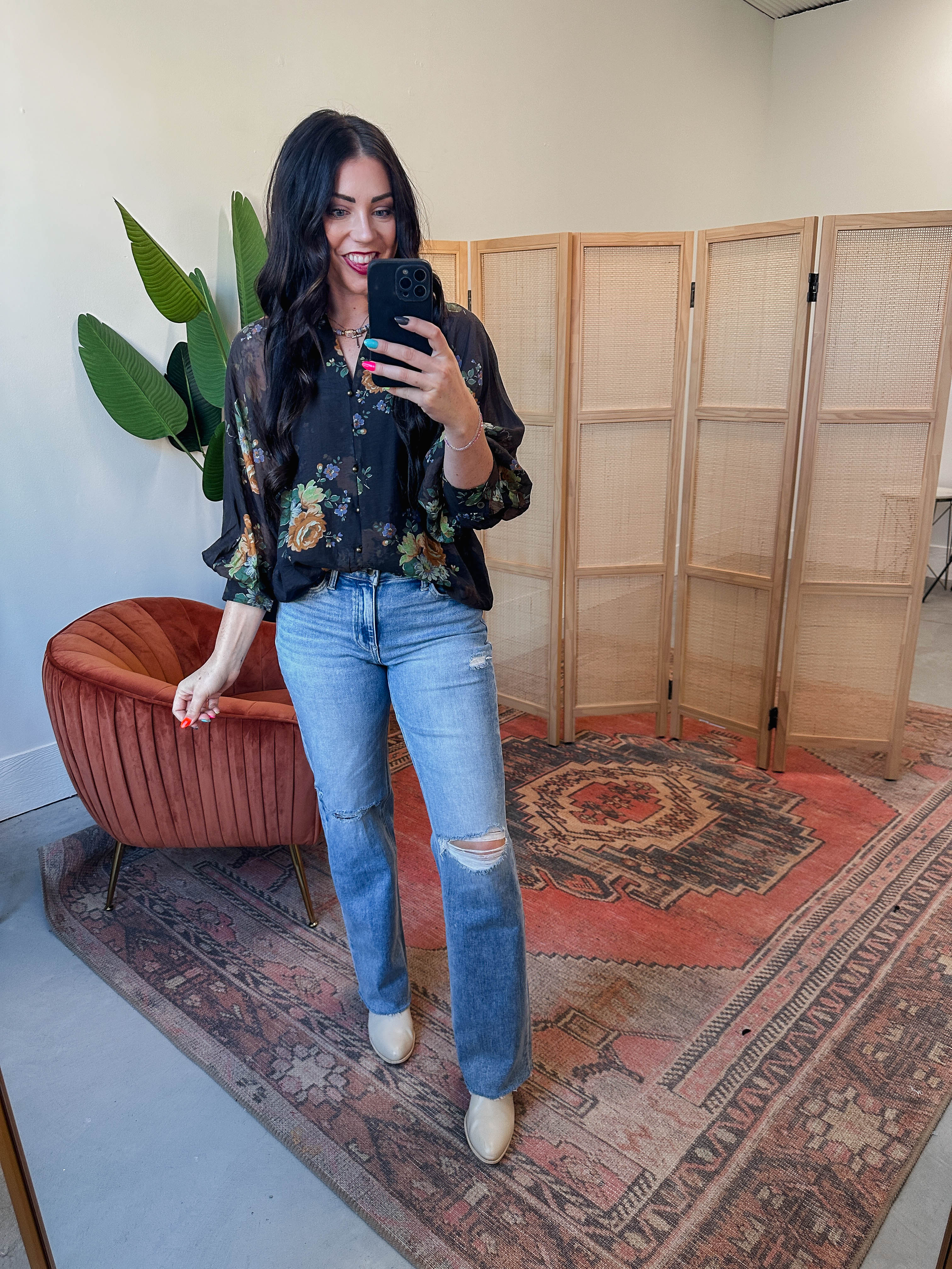 Lana Floral Top - Image 8