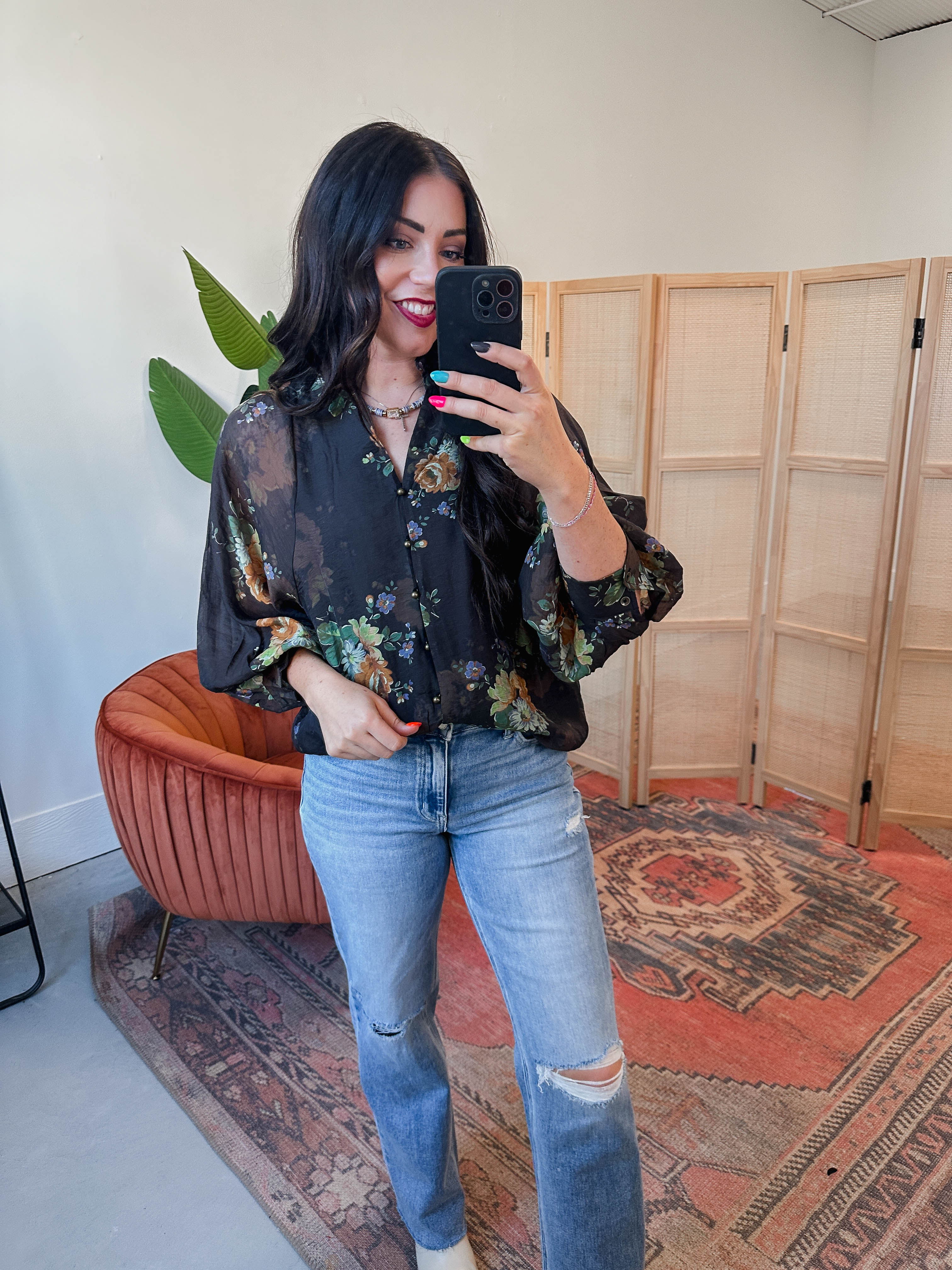 Lana Floral Top - Image 9