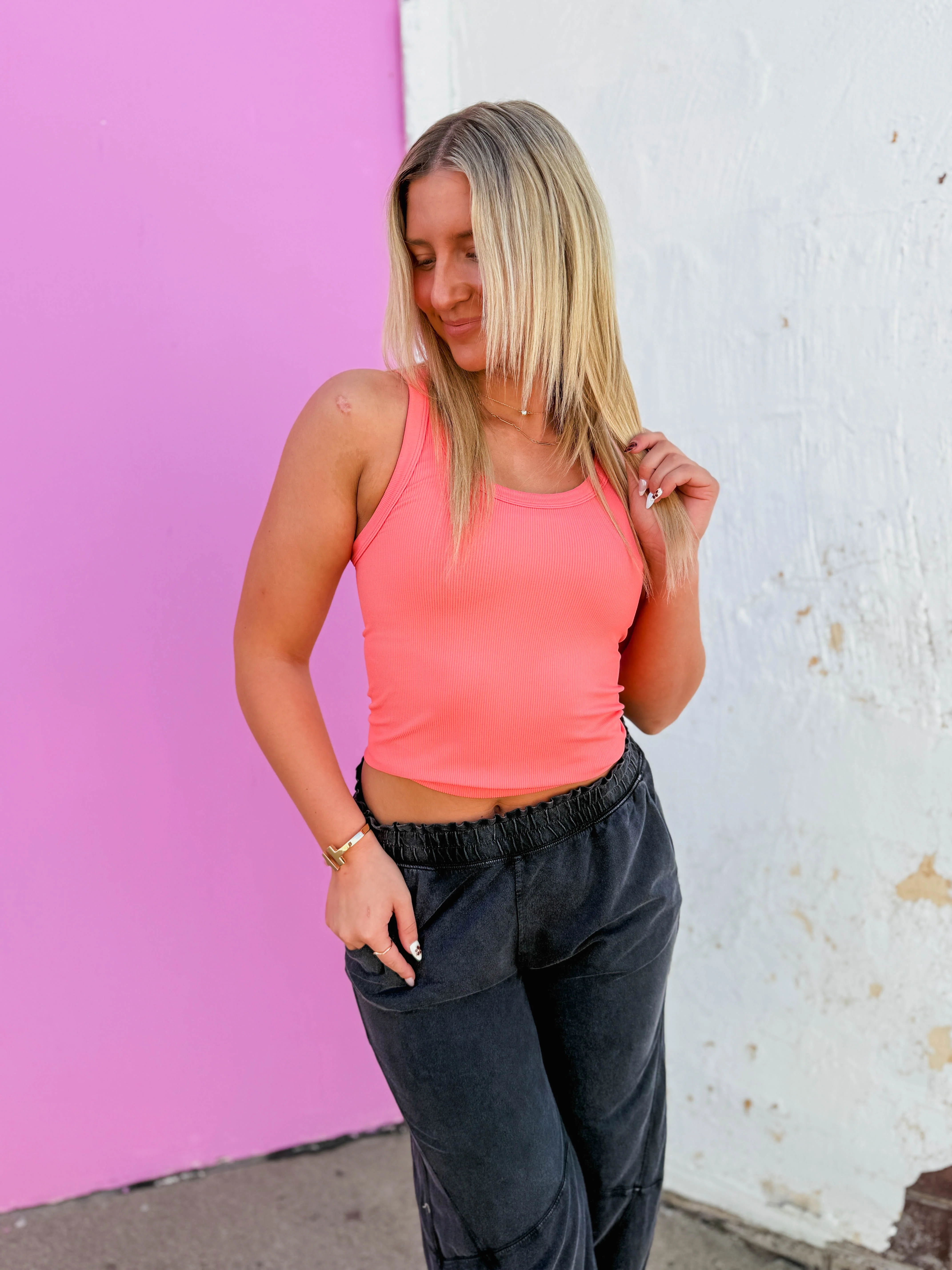 Layer Me Up Tank-Coral - Image 3