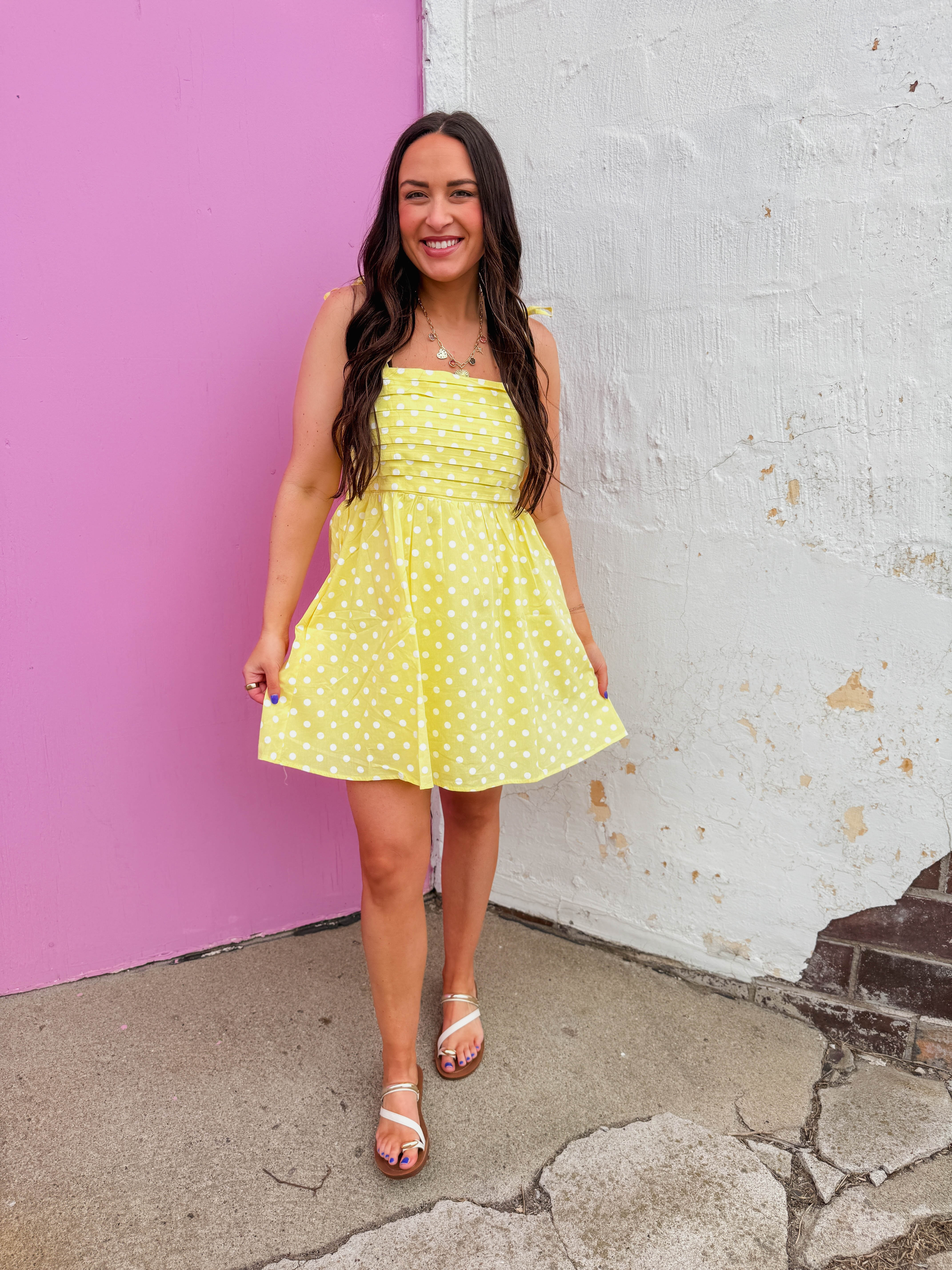 Dotted Daisy Mini Dress - Image 2