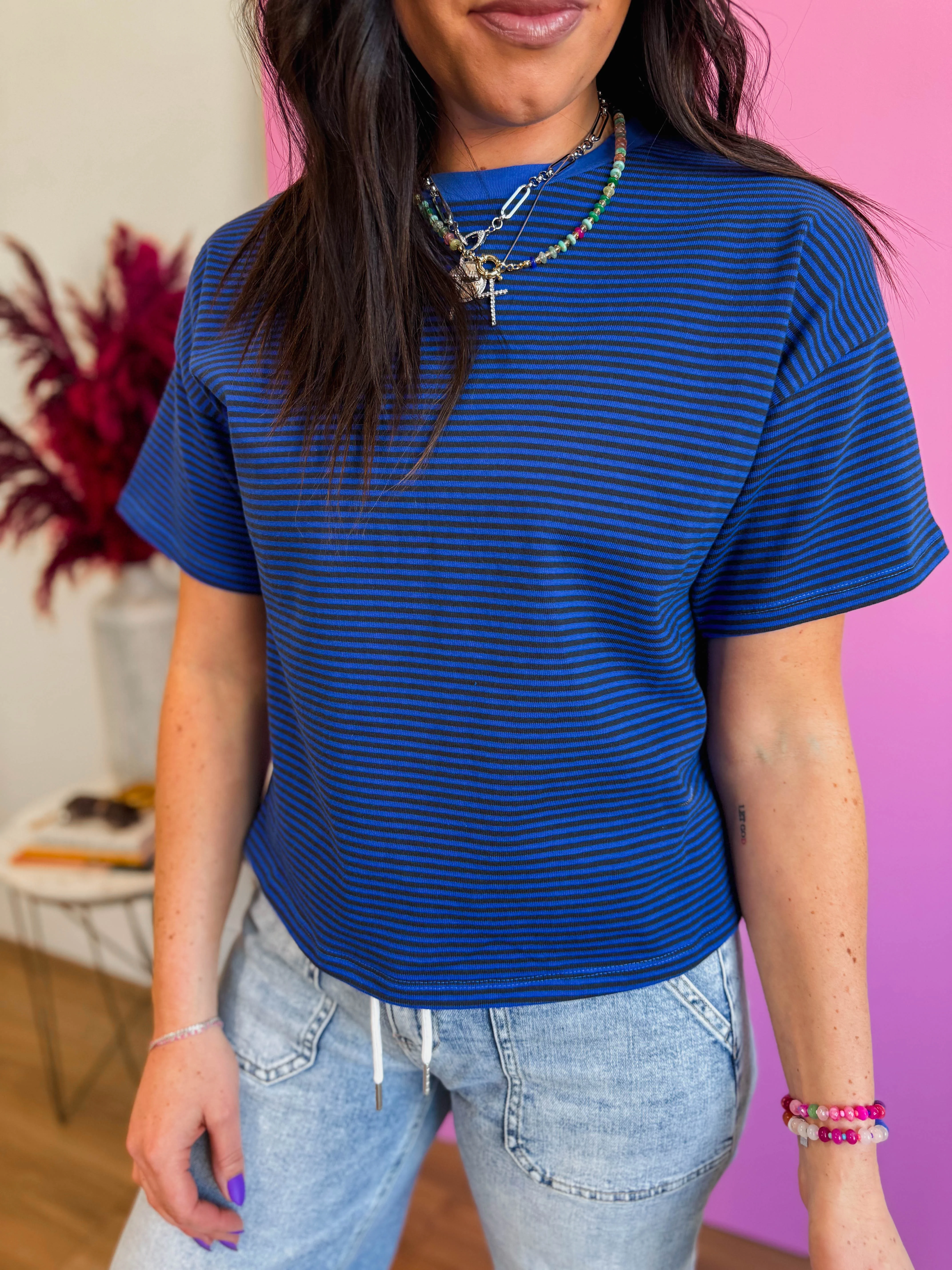 Leo Striped Tee - Image 5