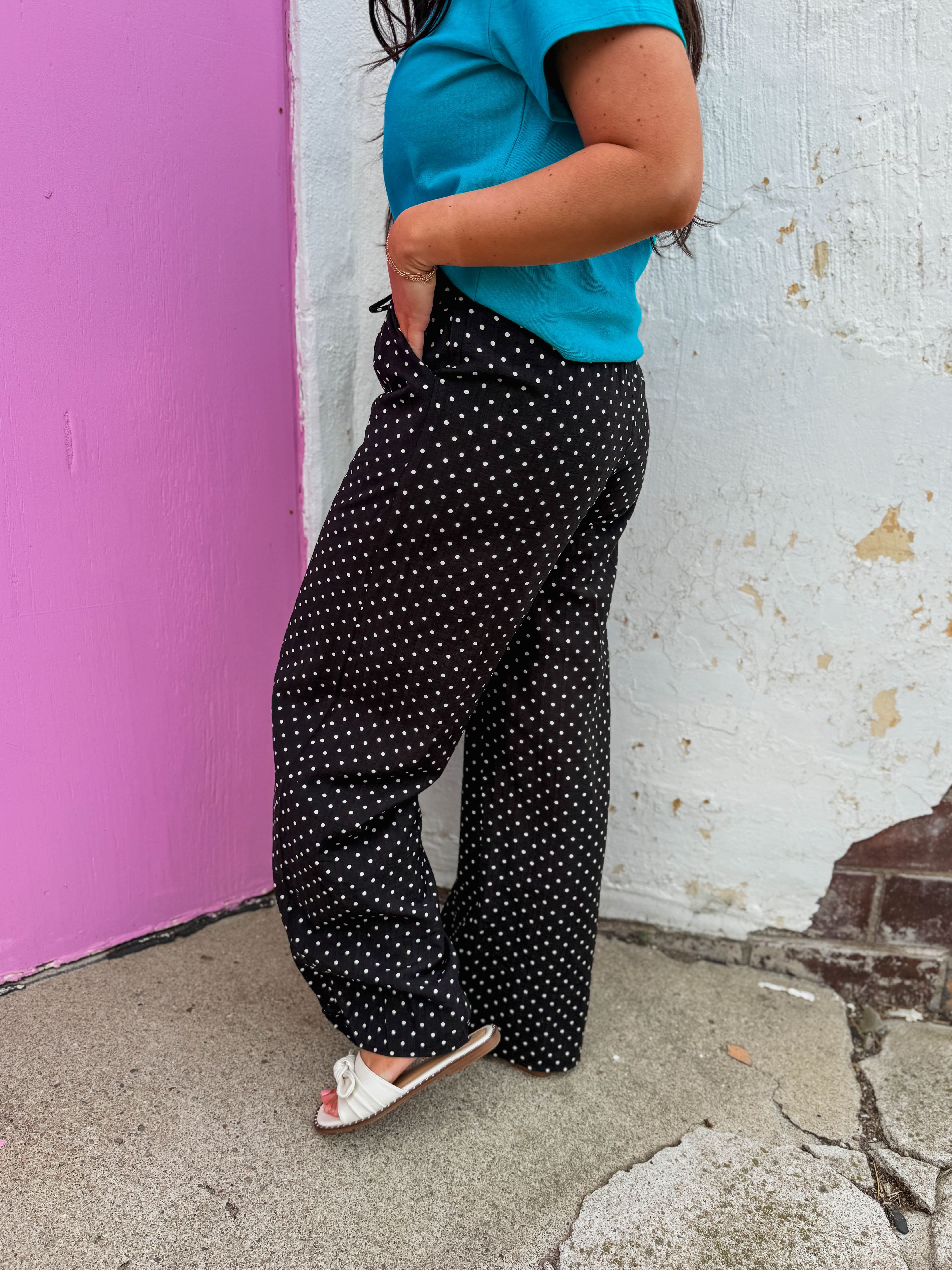Lexa Polka Dot Pants - Image 7