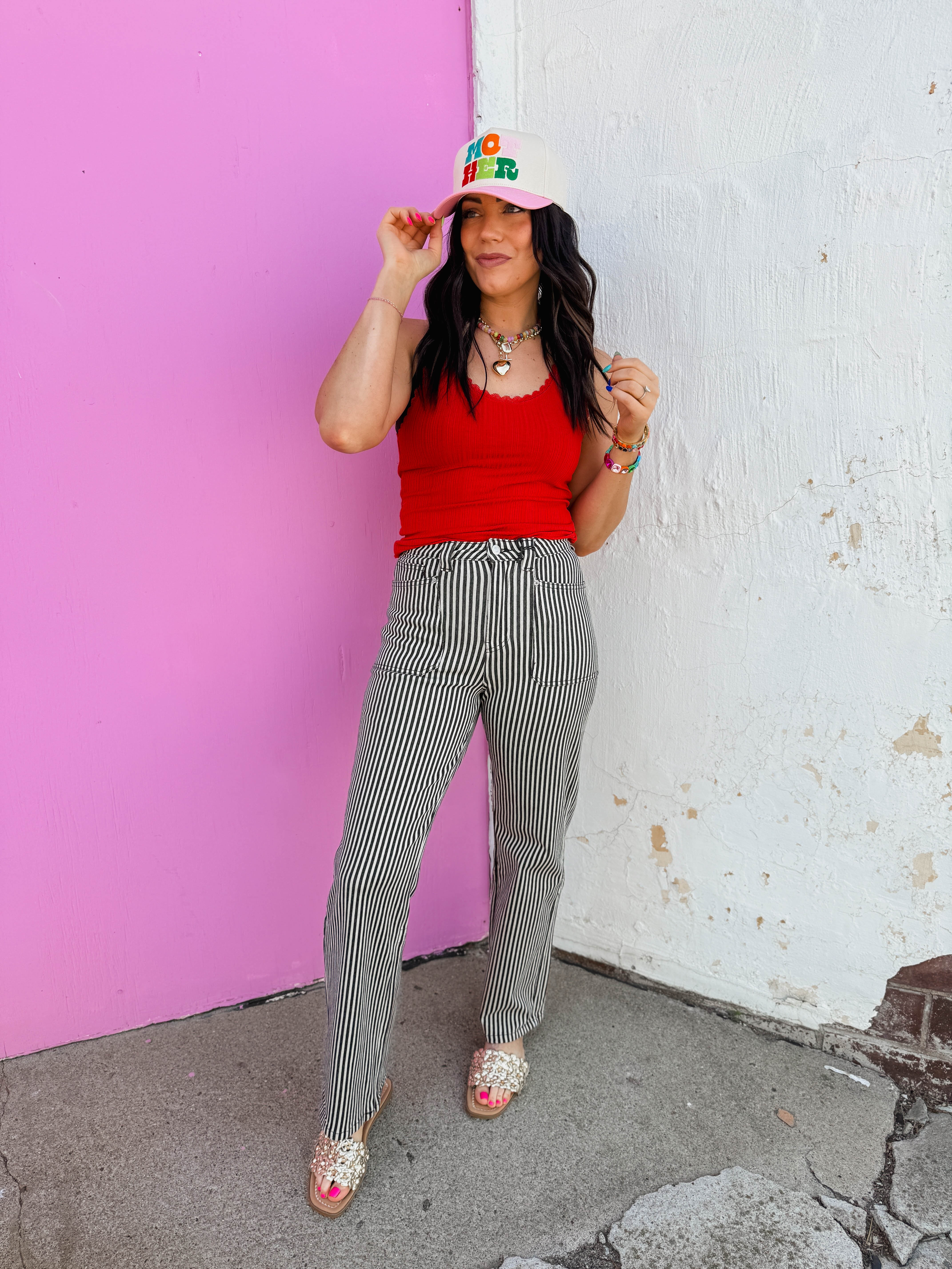 Libby Tank-Red - Image 2