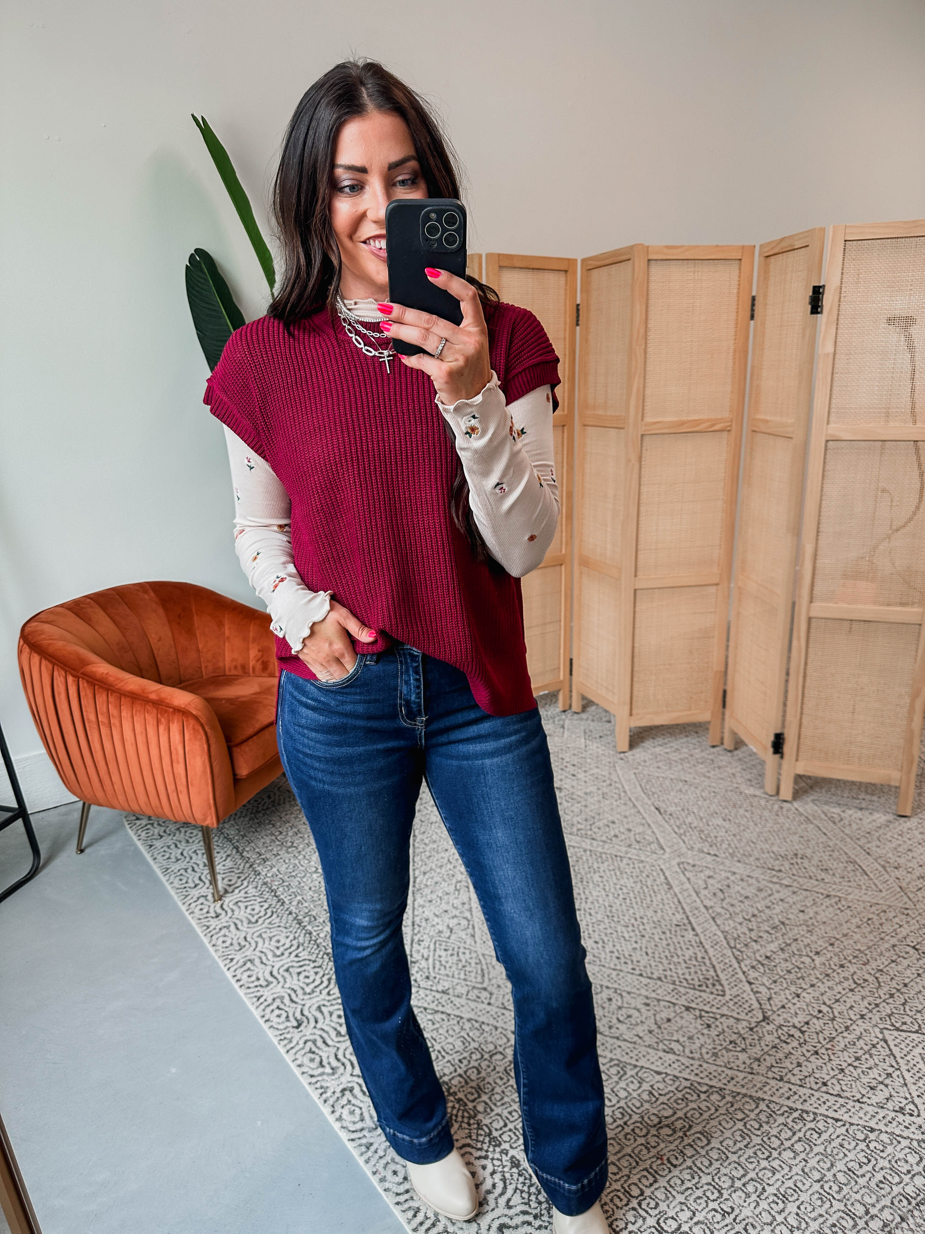 Lila Floral Embroidered Top - Image 10