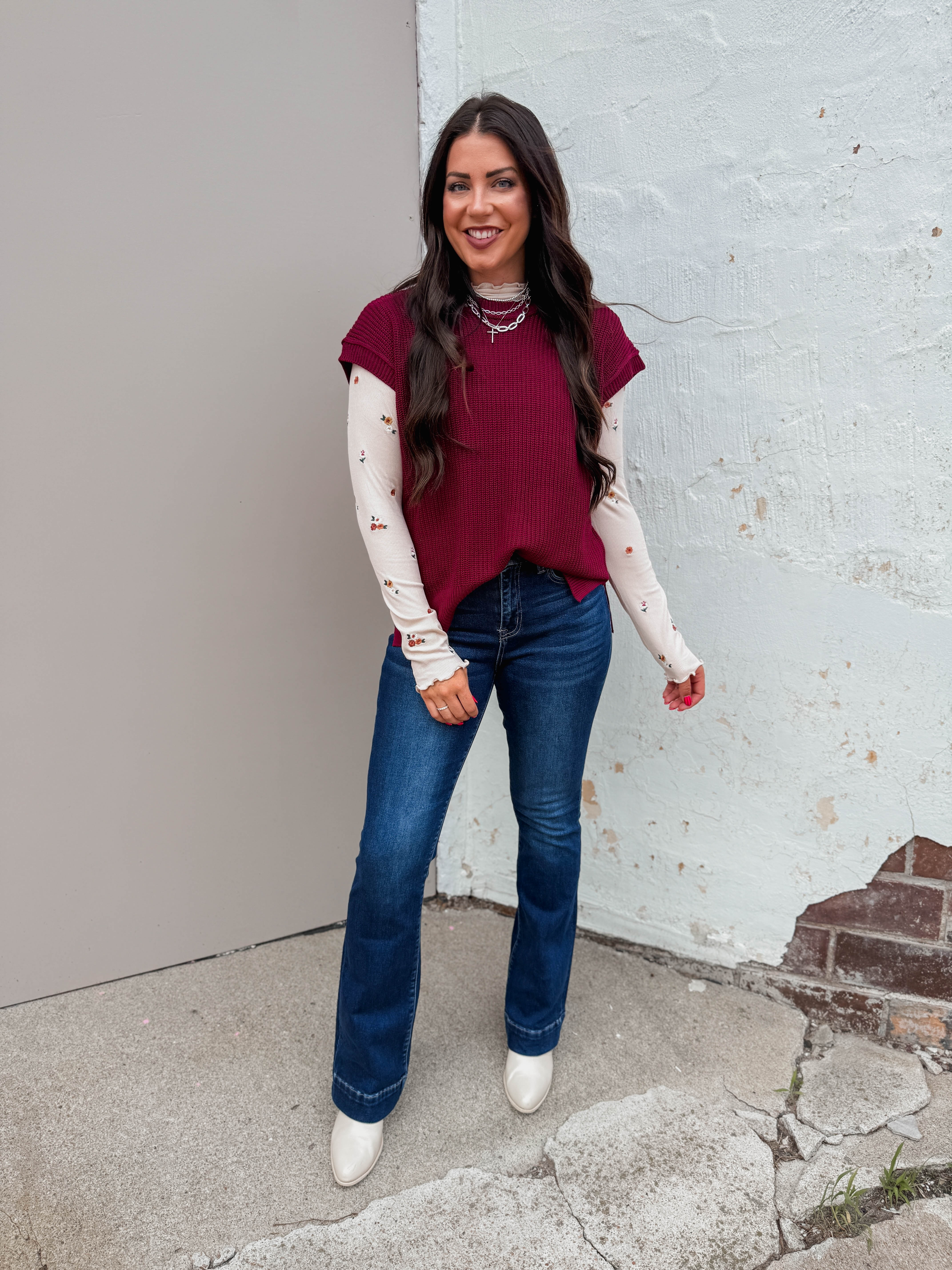 Lila Floral Embroidered Top - Image 9