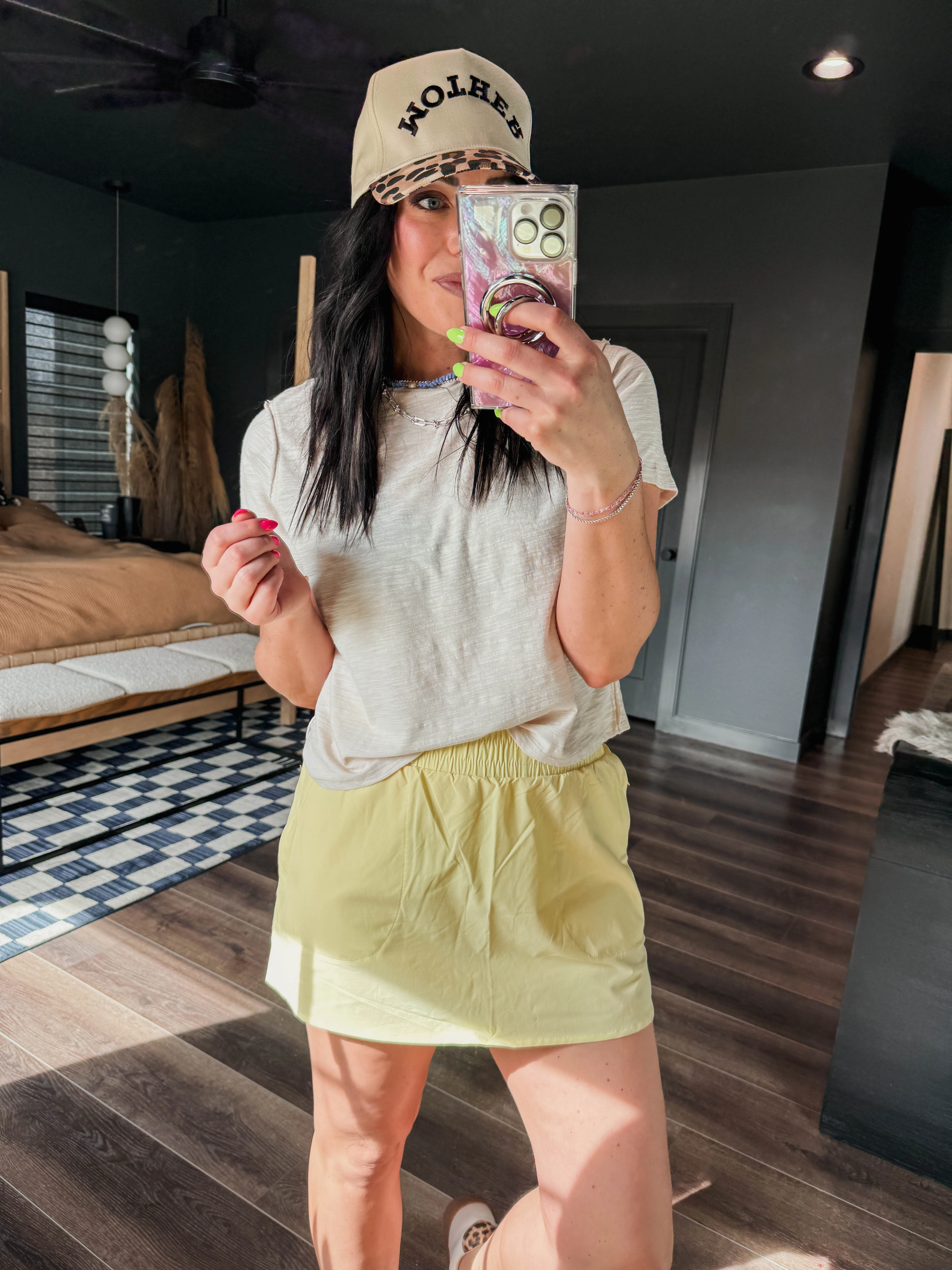 Lindsey Basic Tee-Sand Beige - Image 5
