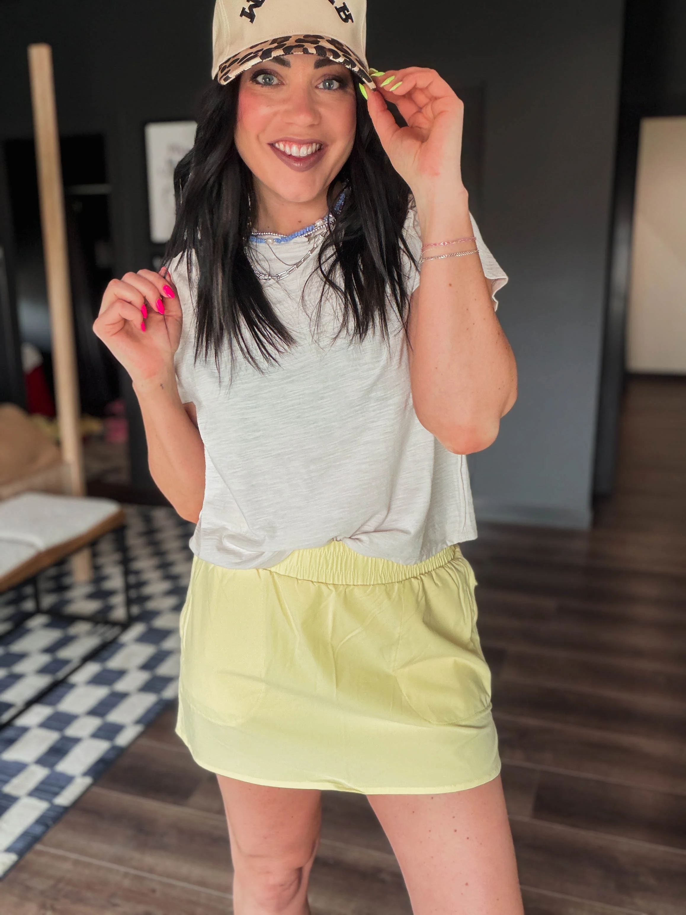 Lindsey Basic Tee-Sand Beige - Image 8