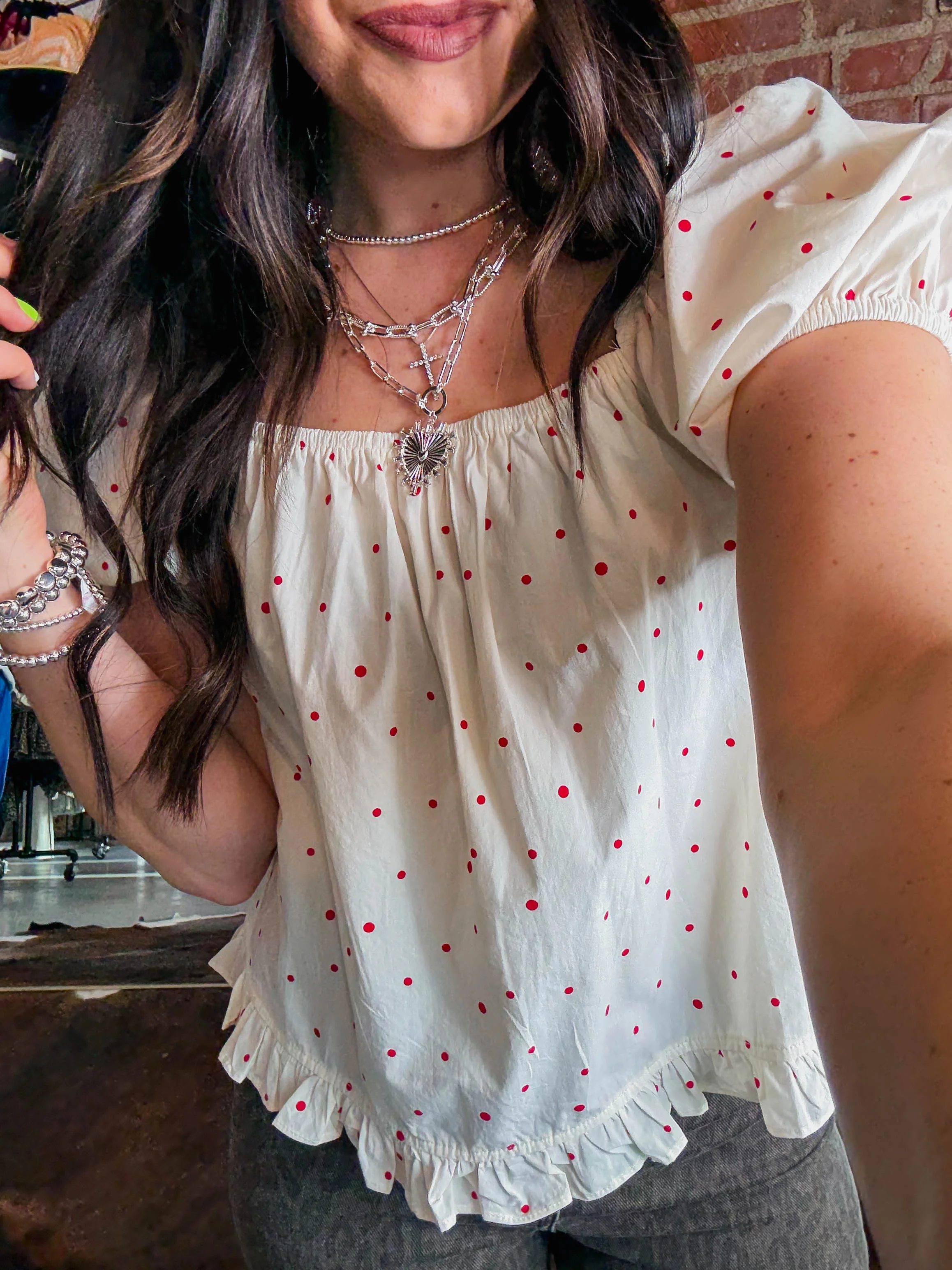 Little Love Polka Dot Top - Image 10