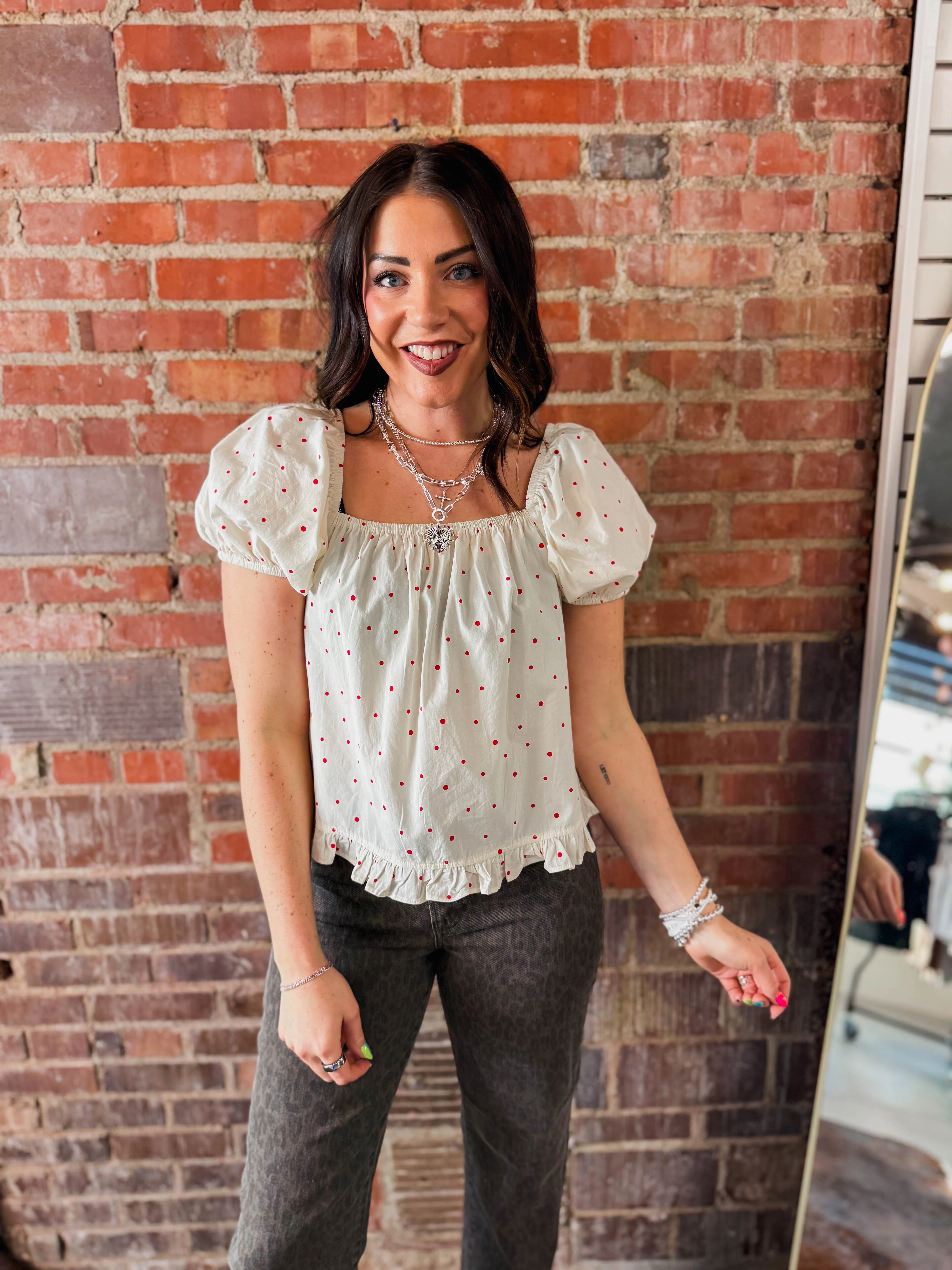 Little Love Polka Dot Top - Image 16
