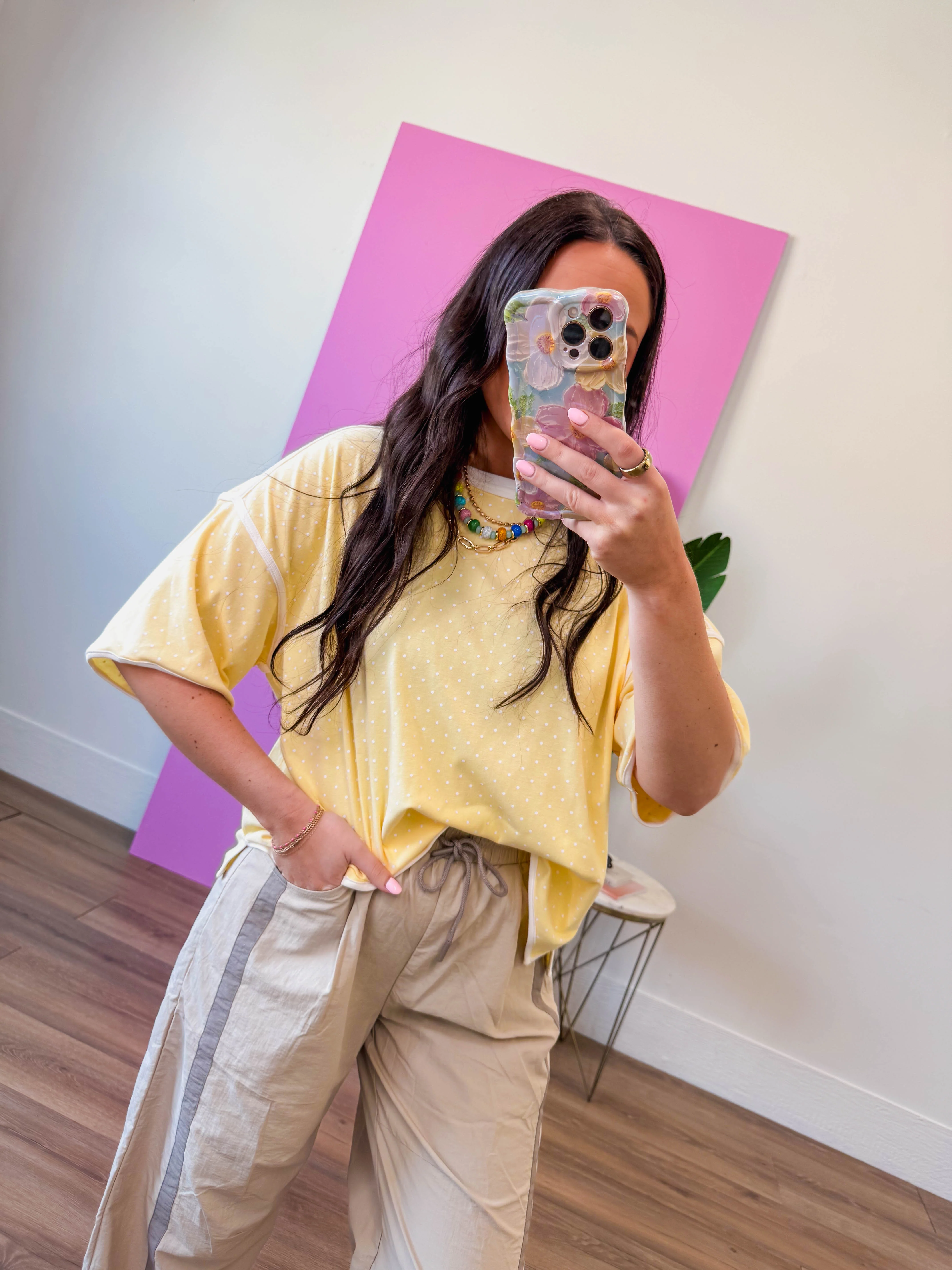 Lottie Tee-Yellow - Image 3