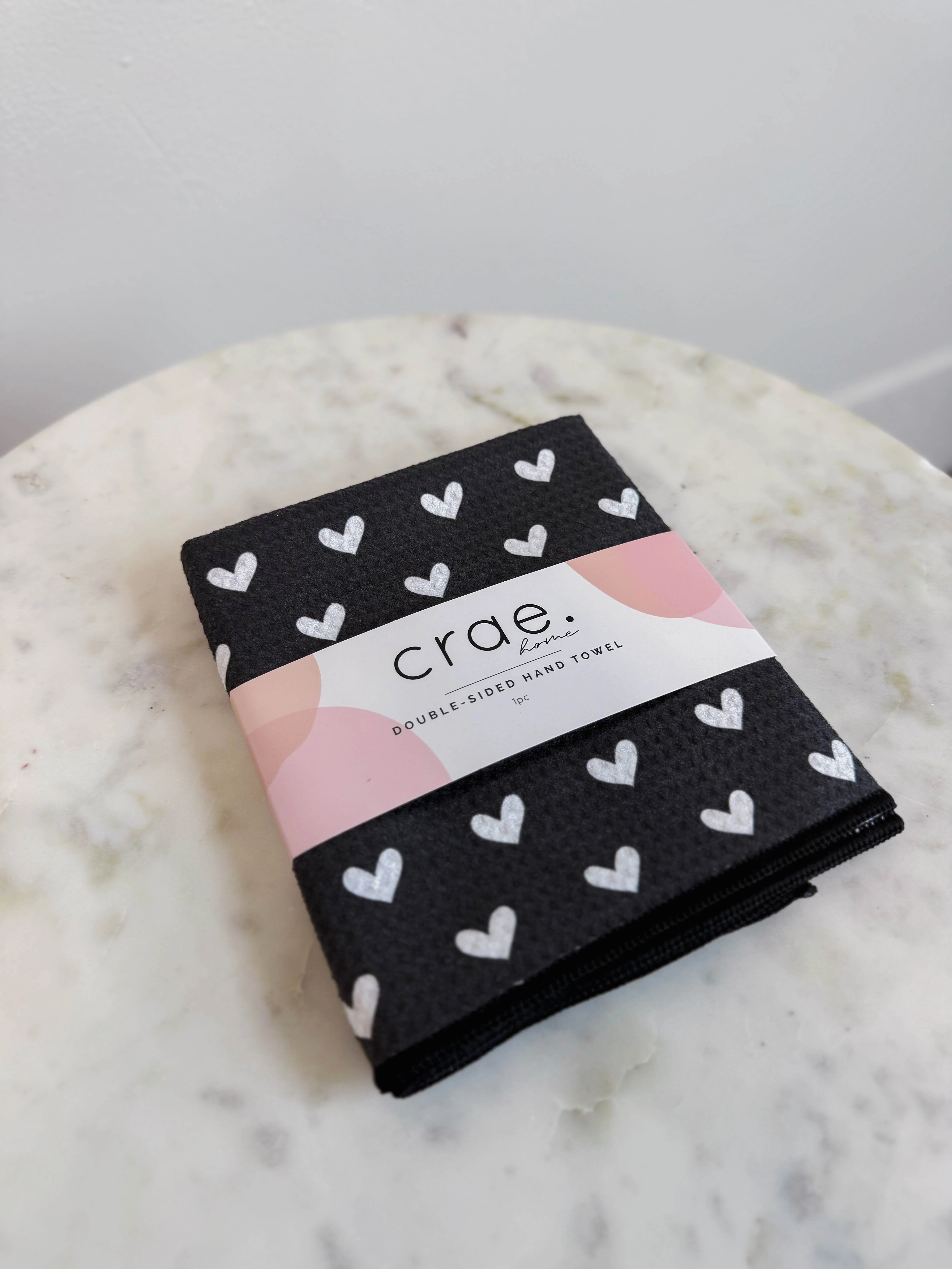 Love Struck: Double-sided Hand Towel-crae Home - Image 2