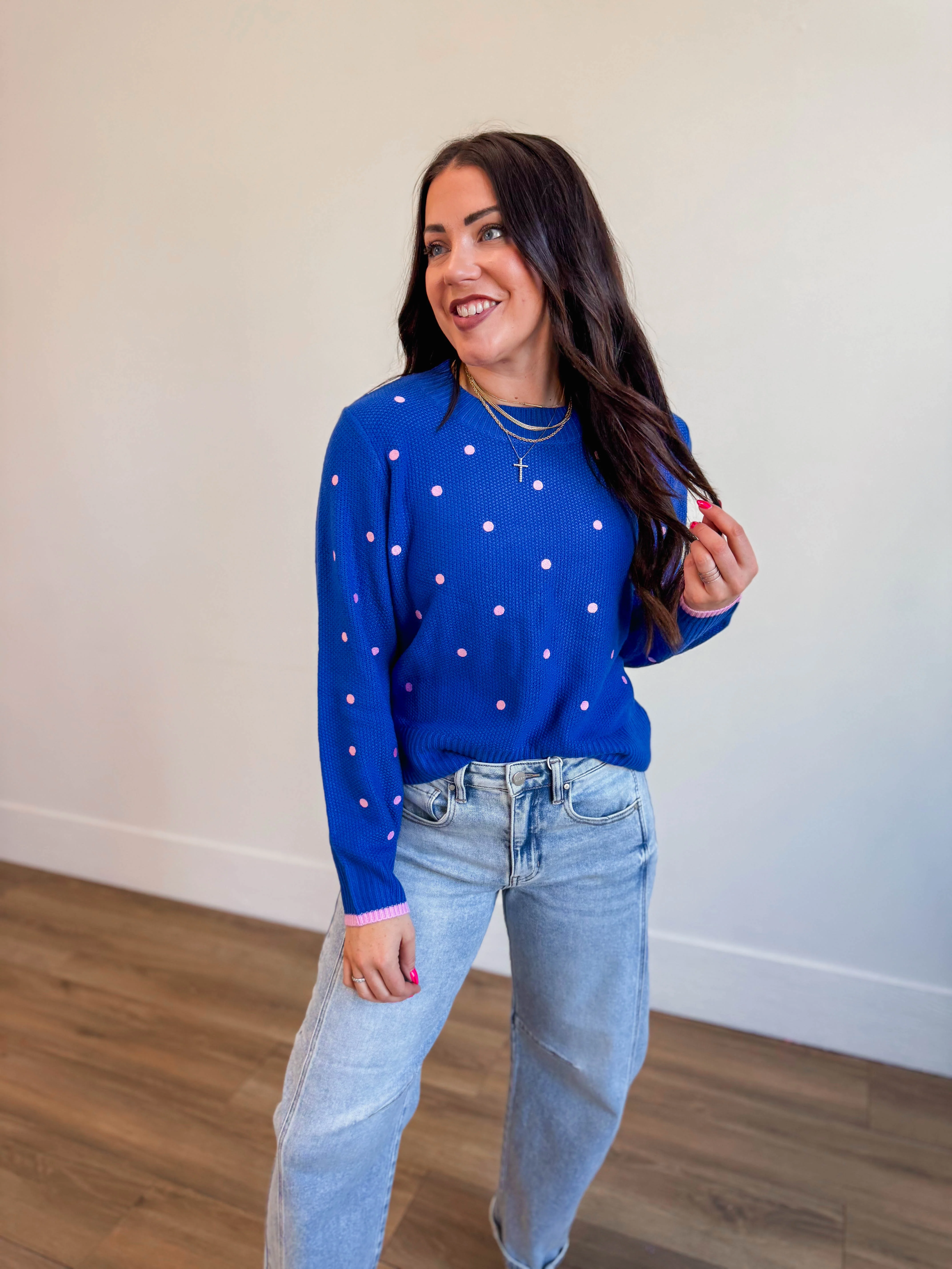 Luxie Polka Dot Sweater - Image 2