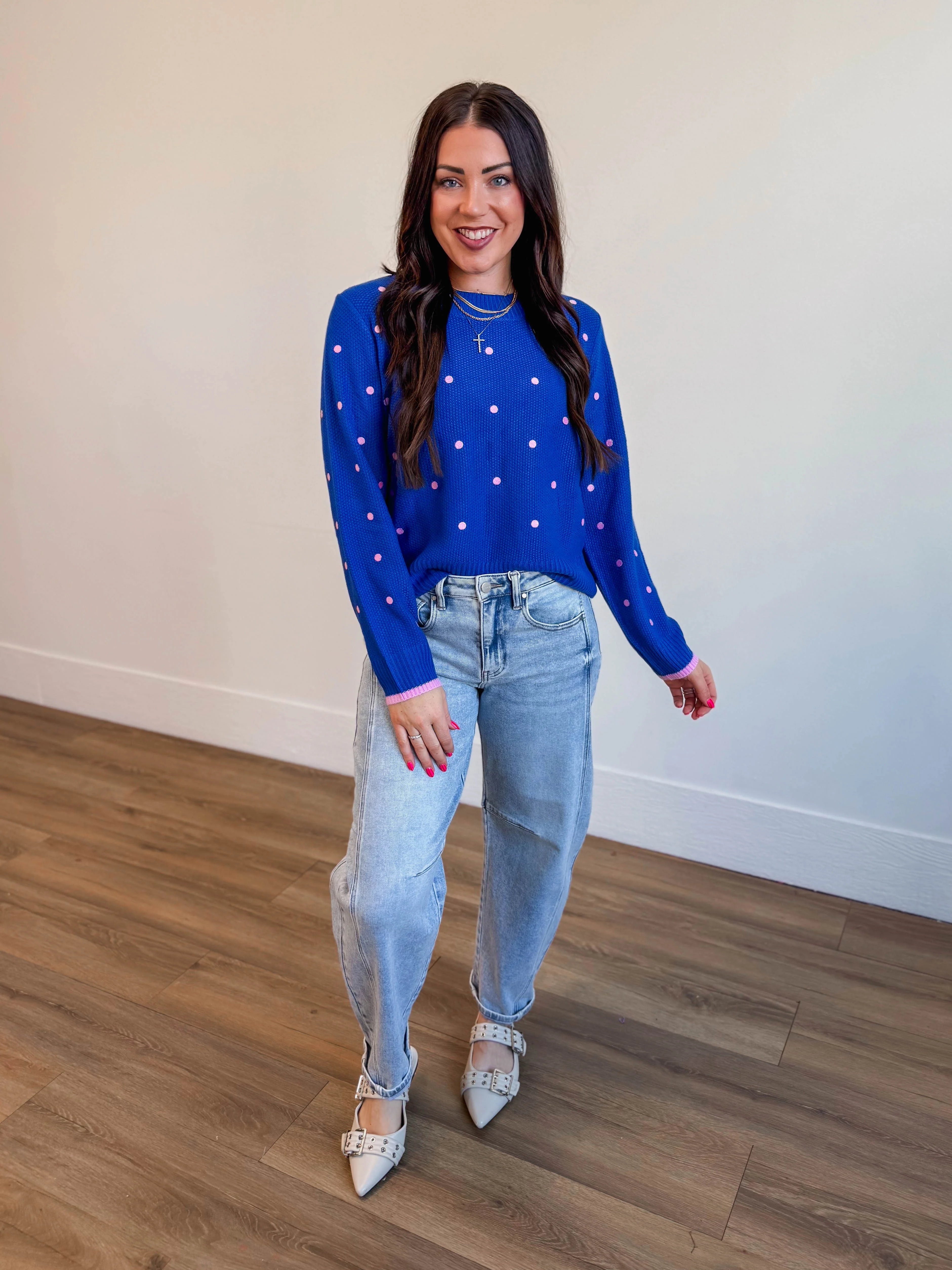 Luxie Polka Dot Sweater - Image 3