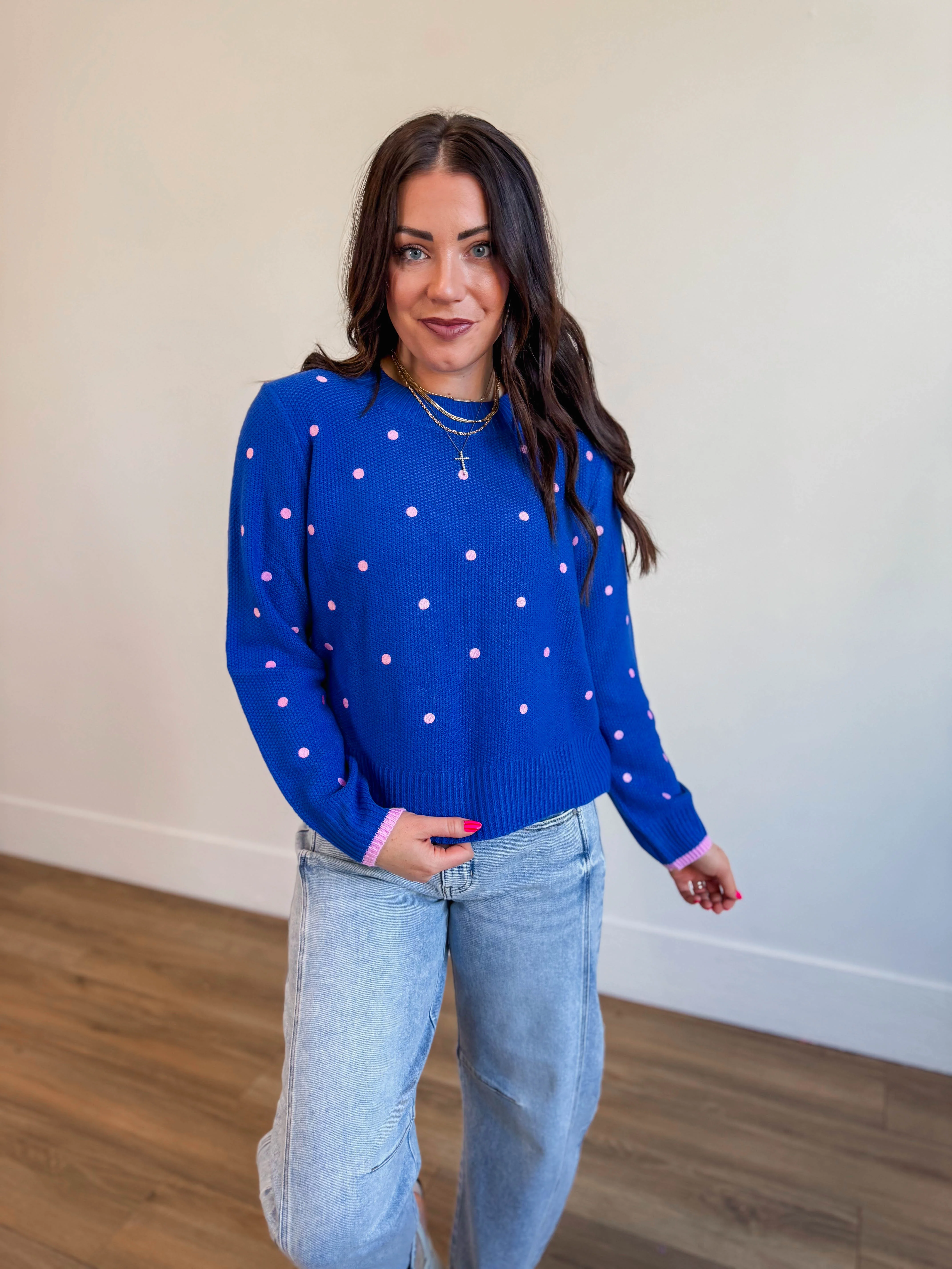 Luxie Polka Dot Sweater - Image 4
