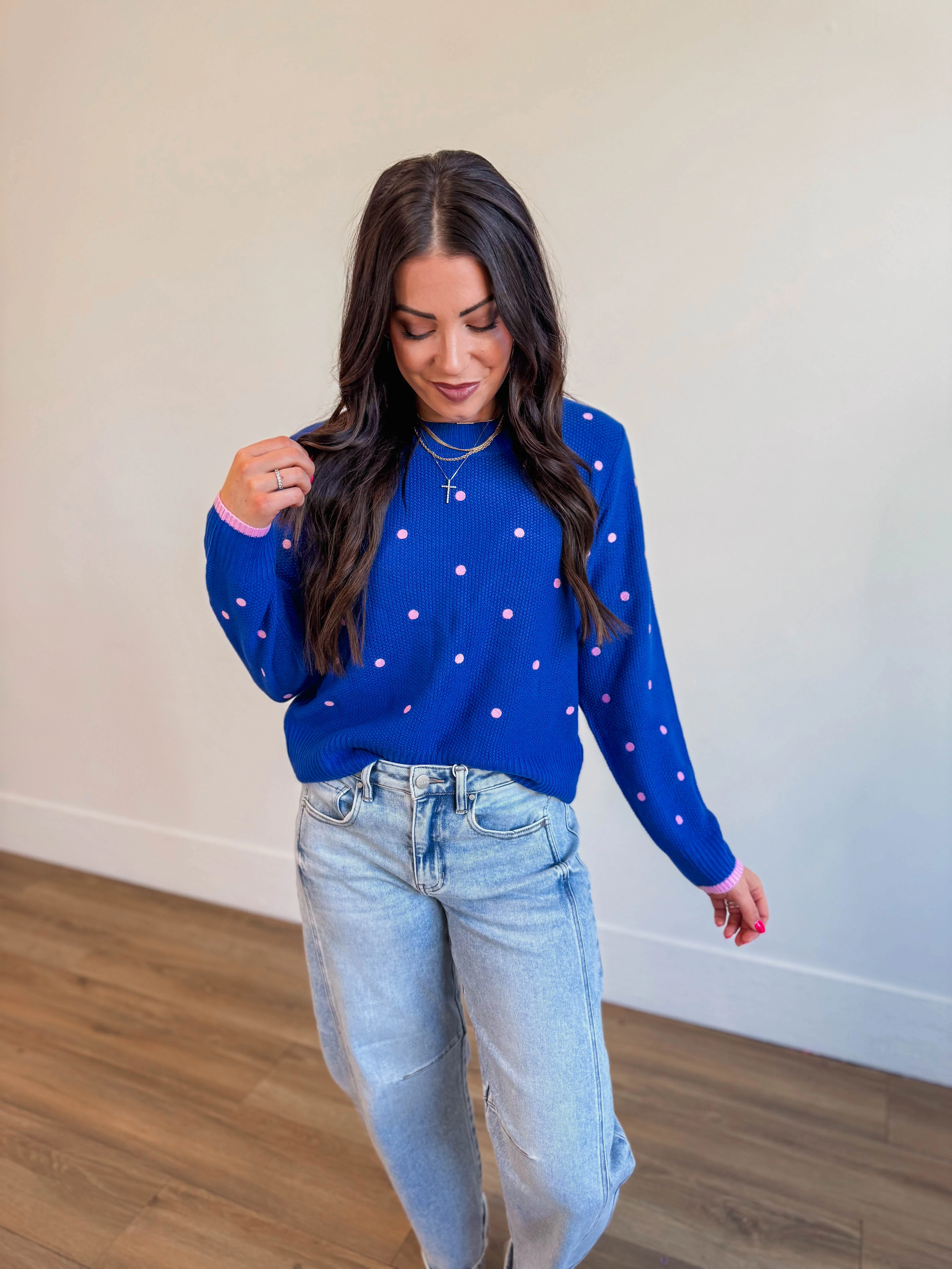 Luxie Polka Dot Sweater - Image 5